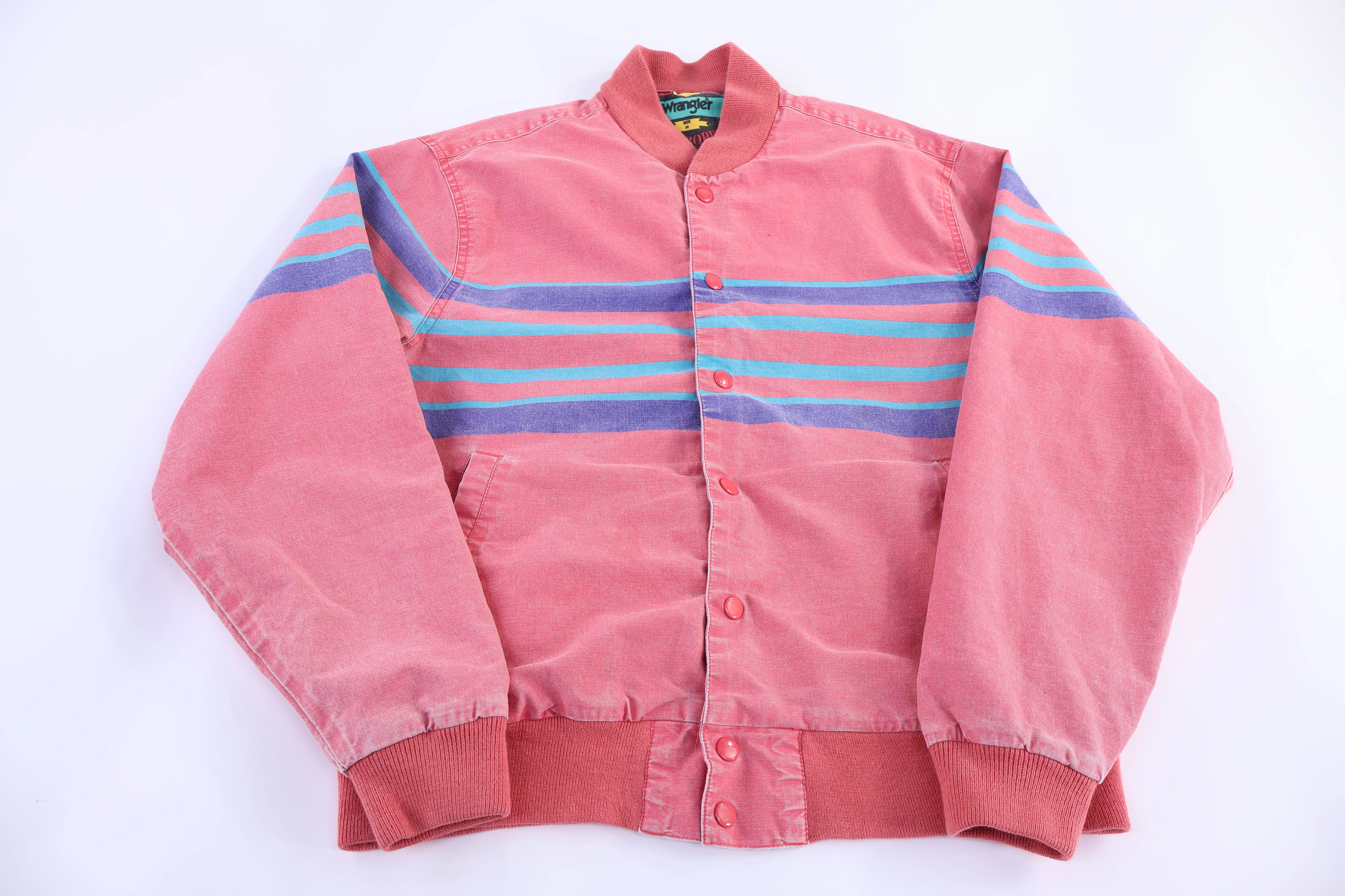 Vintage Wrangler Brushpopper Bomber Jacket
