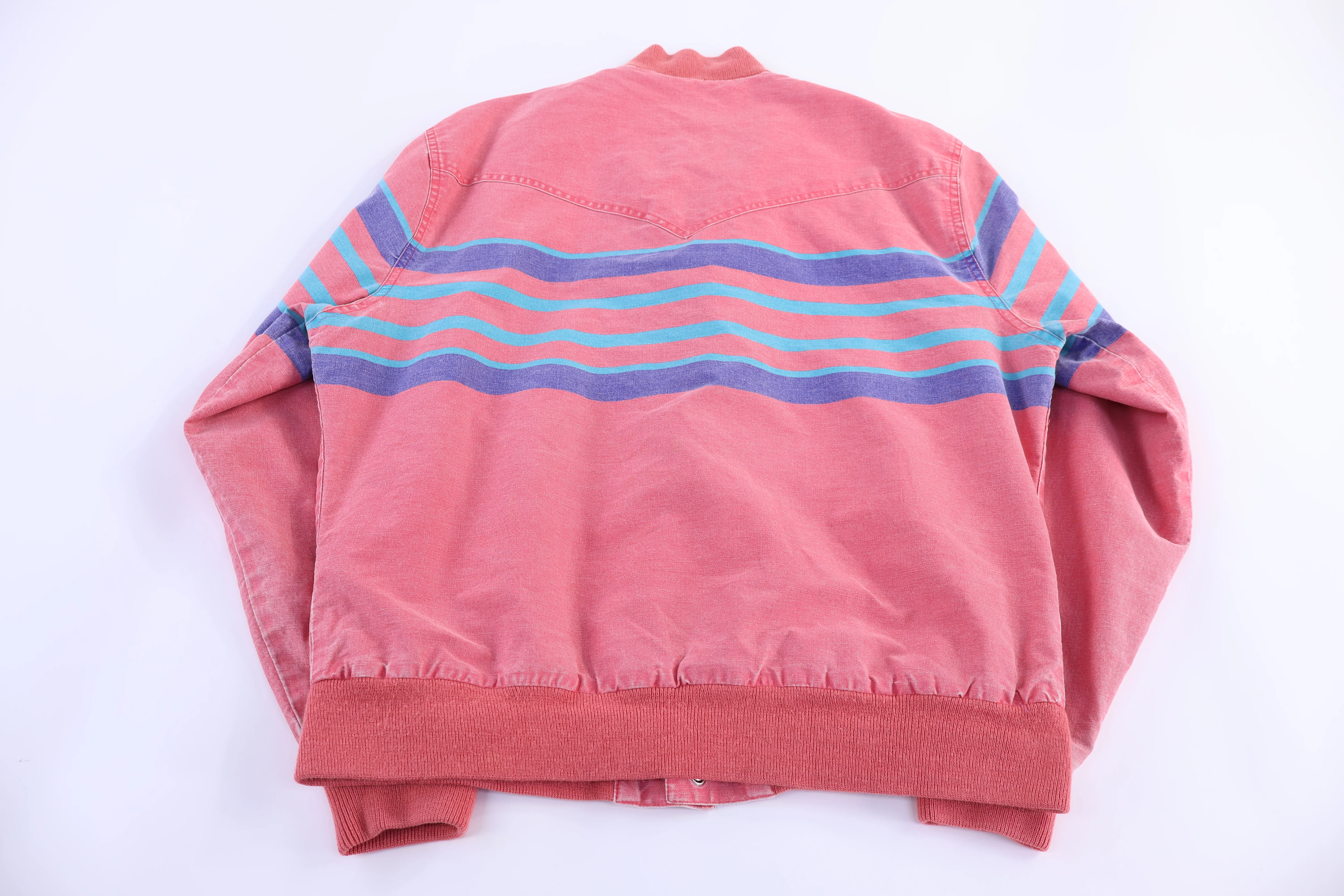 Vintage Wrangler Brushpopper Bomber Jacket - Image 2