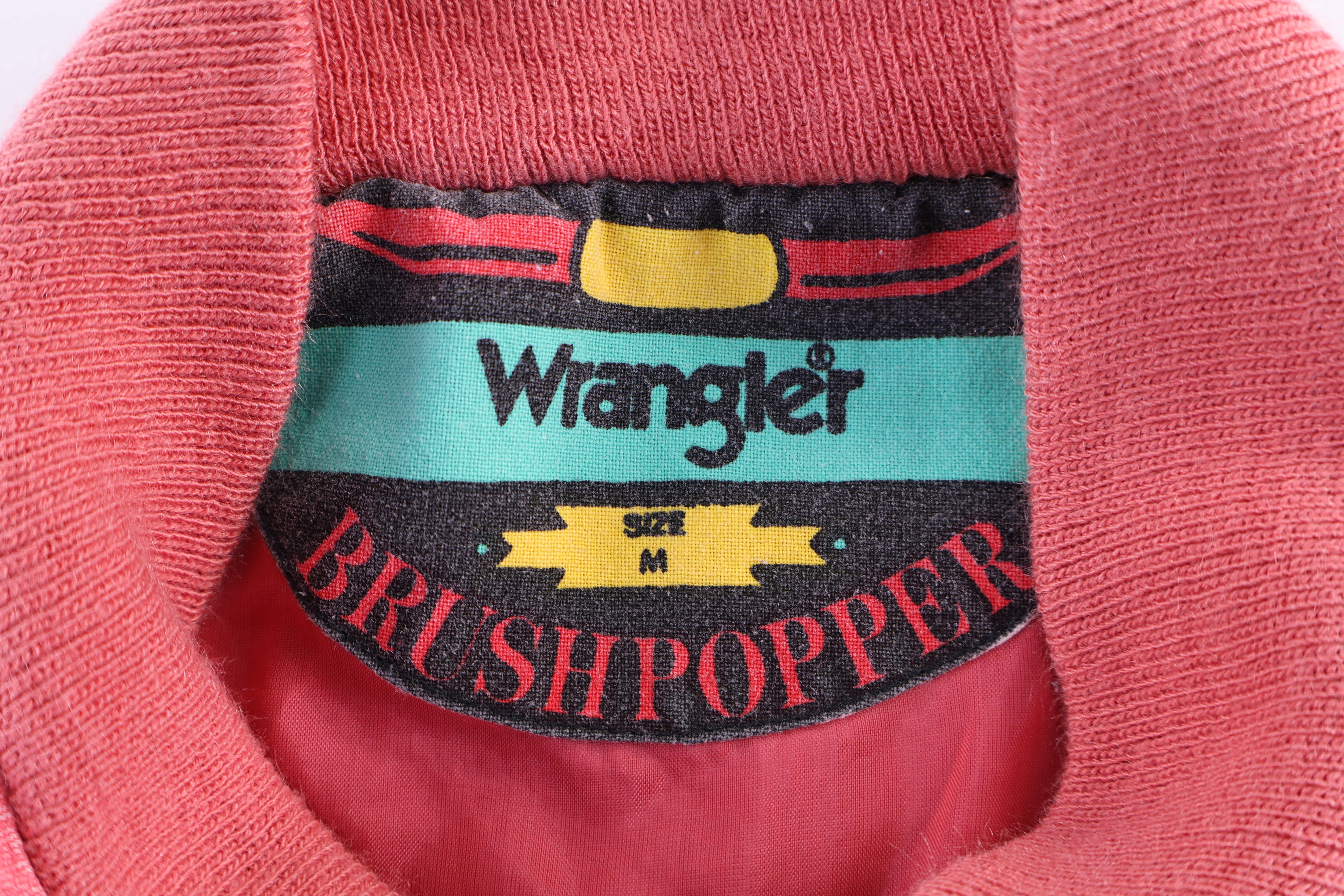Vintage Wrangler Brushpopper Bomber Jacket - Image 3