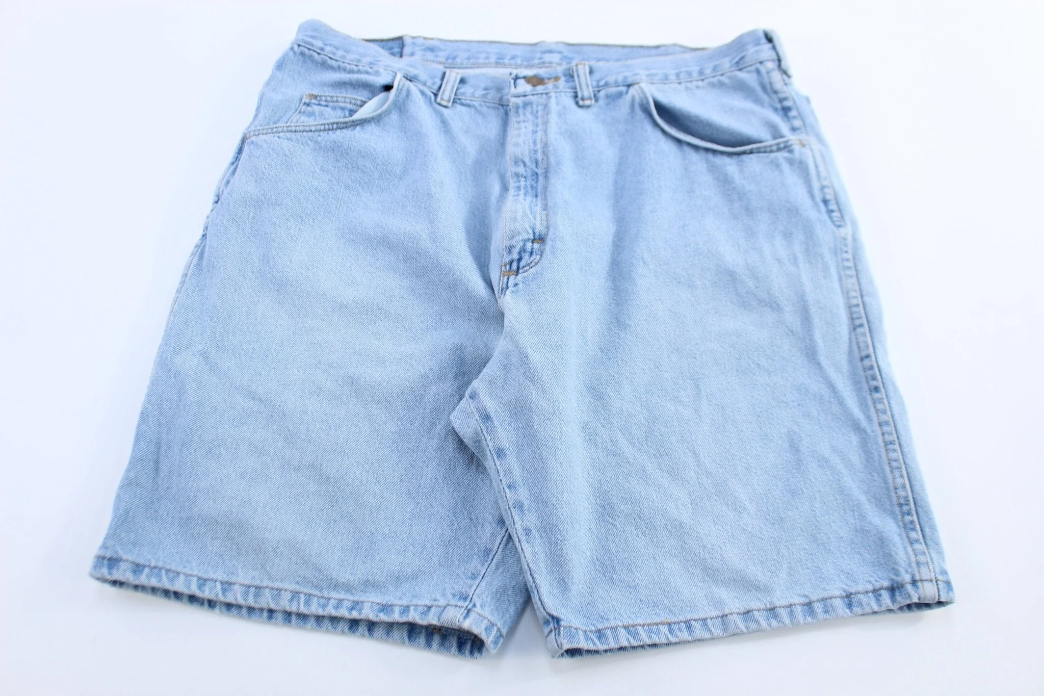 Vintage Wrangler light Wash Denim Shorts - Image 2