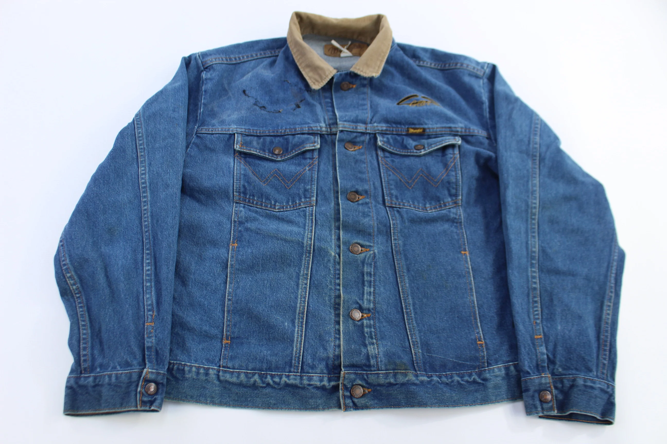 Vintage Wrangler Medium Wash Denim Trucker Jacket