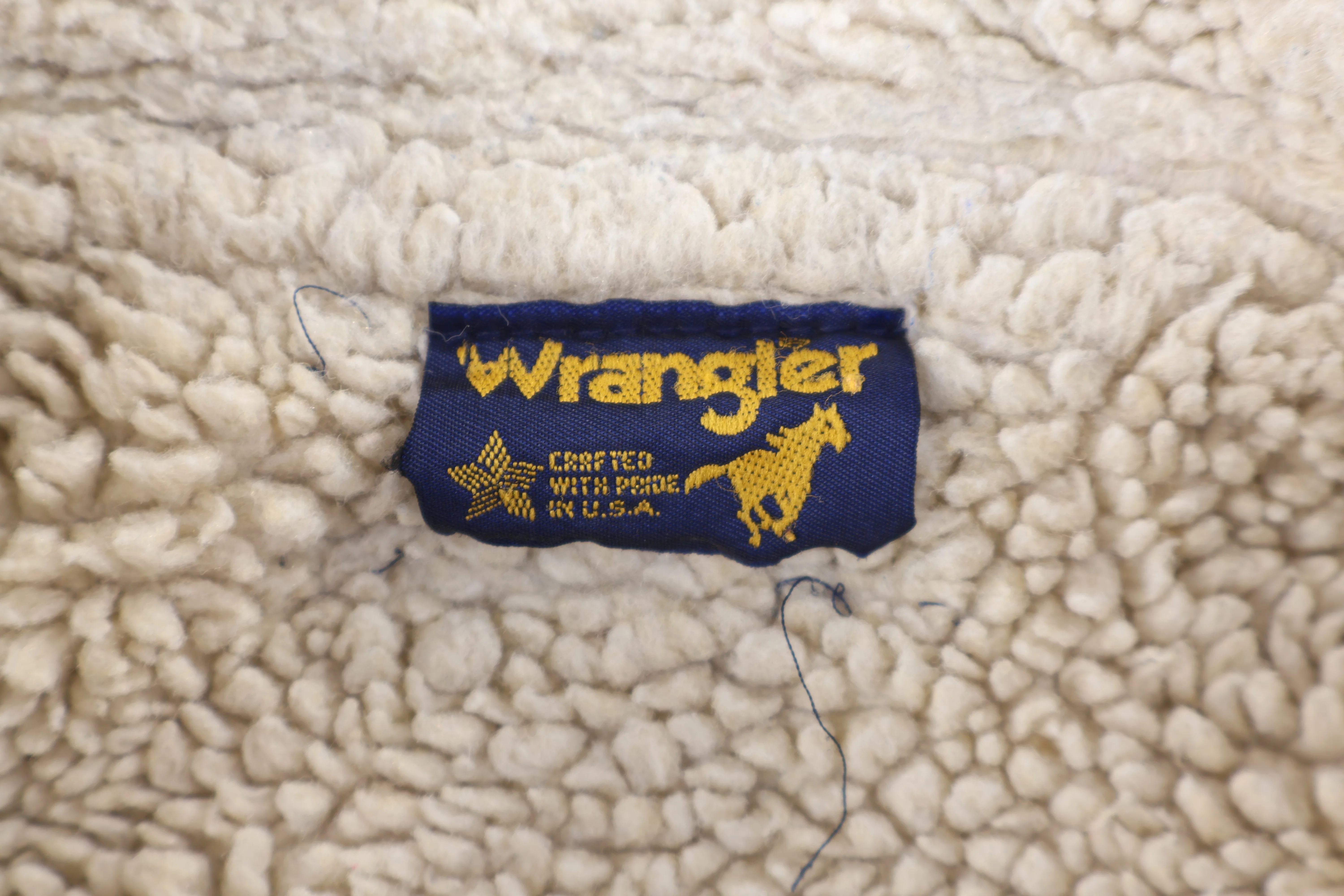 Vintage Wrangler Sherpa Lined Jacket - Image 3