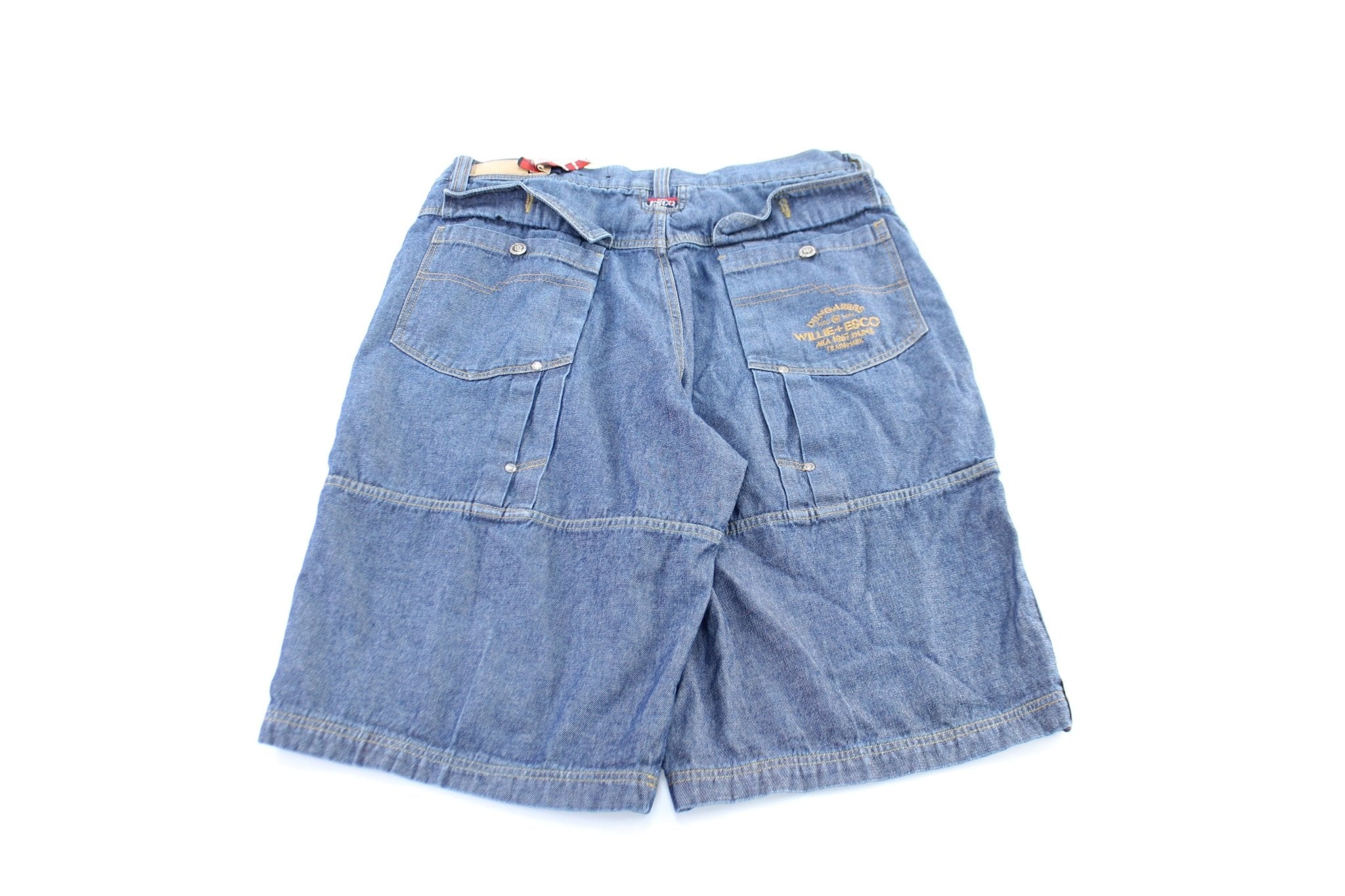 Willie Esco Dungarees Embroidered Denim Shorts - Image 2