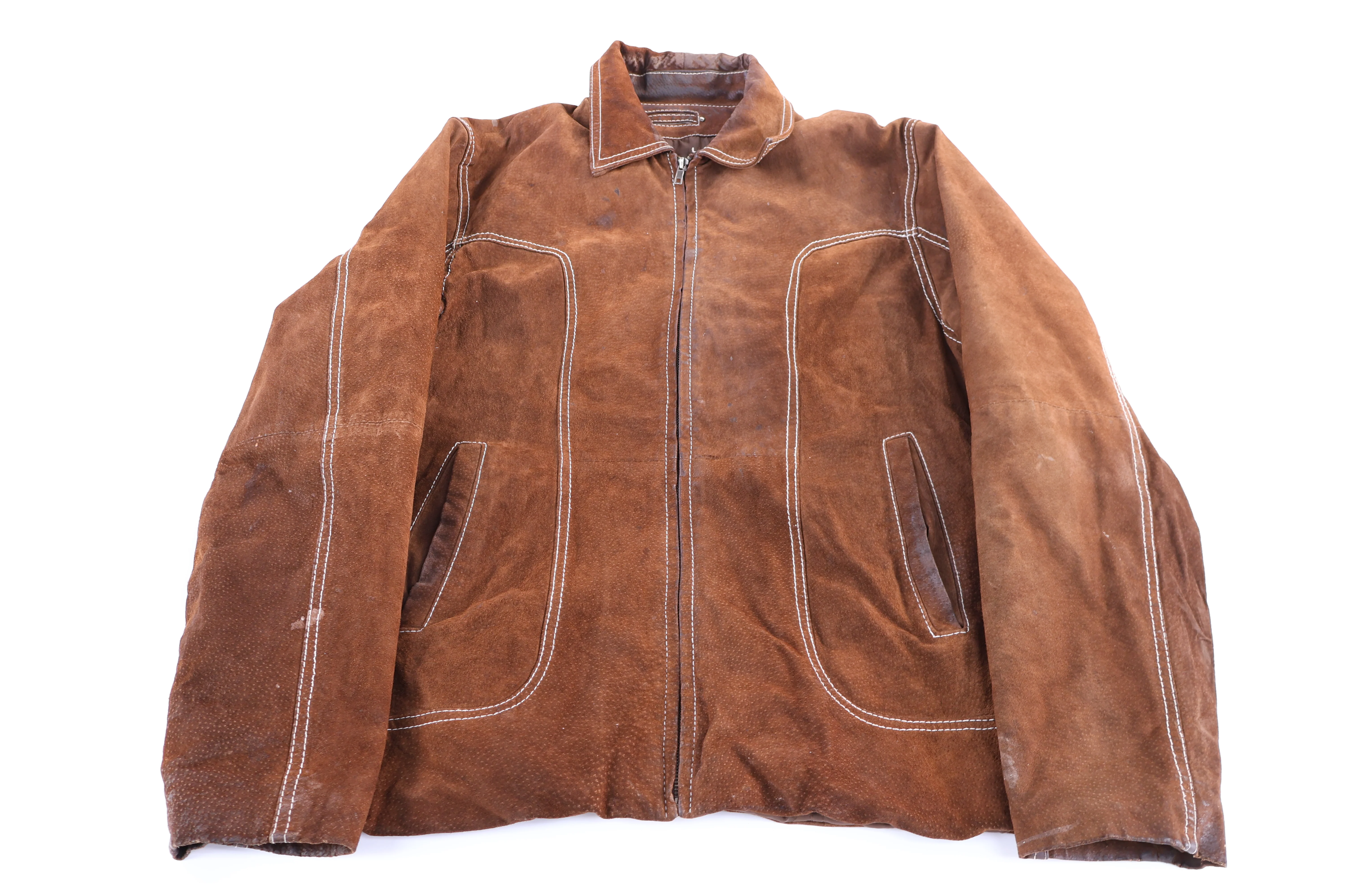 Wilson Leather Brown Suede Leather Jacket
