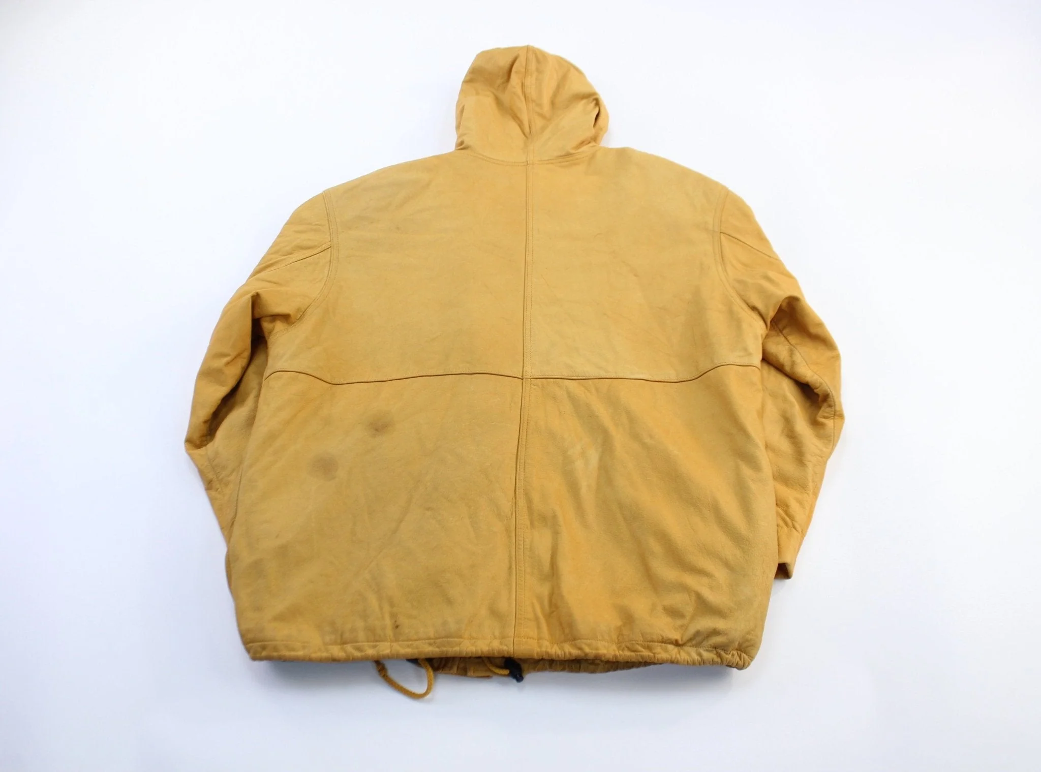 Wilson's The Leather Expert Yellow Zip Up Jacket - Image 2