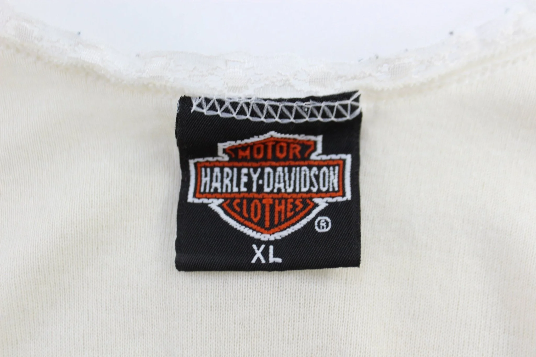 Women's 1990 Harley Davidson Motorcycles 3D Emblem Tank Top - Image 6