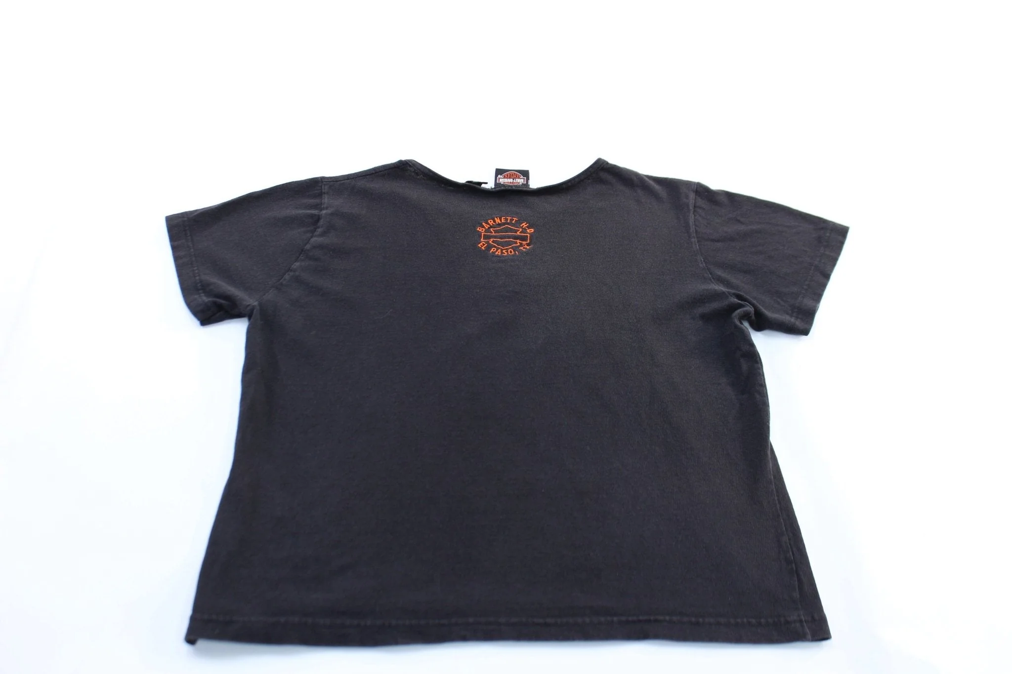 Women's 2003 Harley Davidson Motorcycles Embroidered El Paso, Texas T-Shirt - Image 2