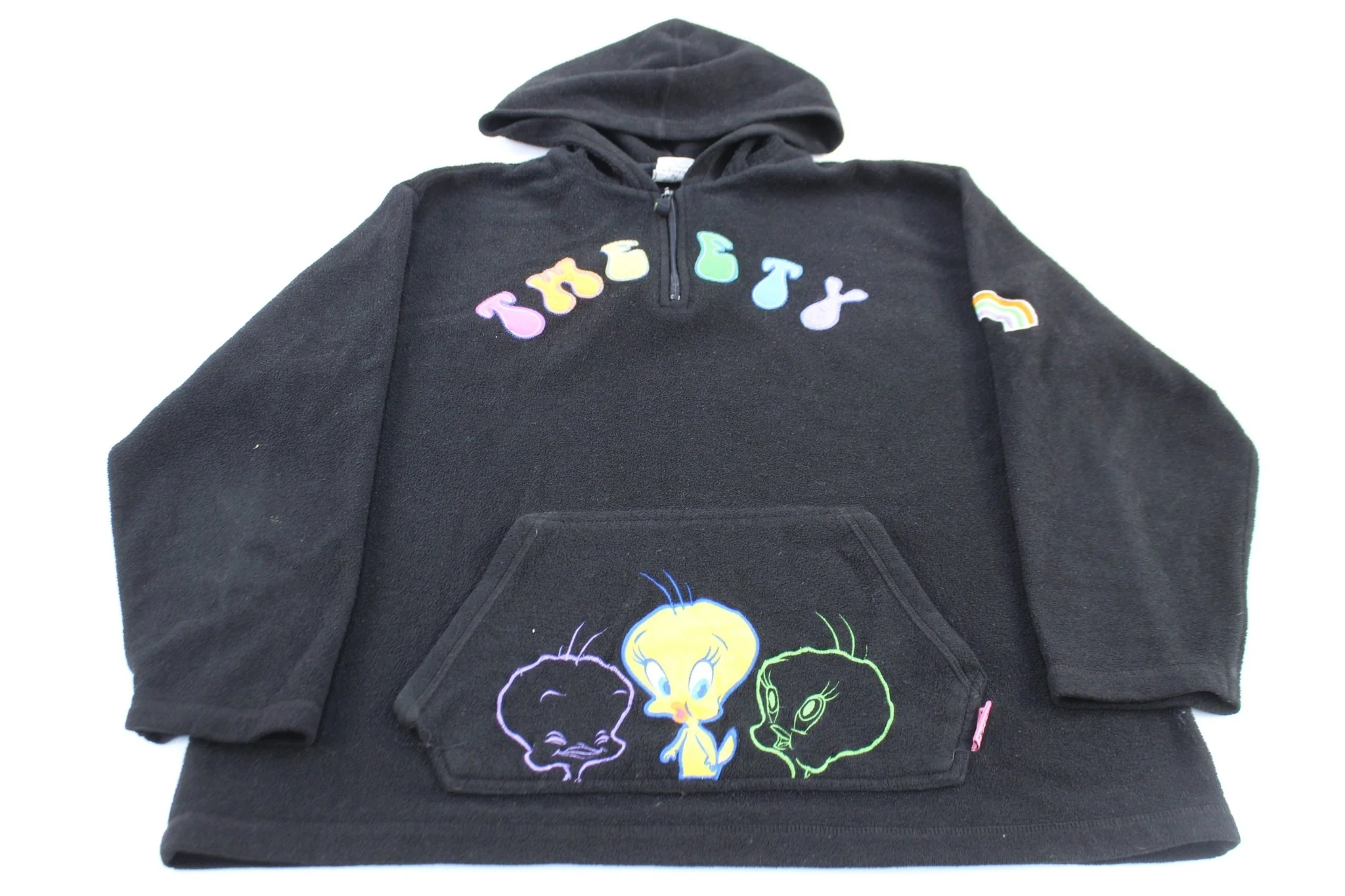 Women's 2003 Looney Tunes Embroidered Tweety Fleece Pullover