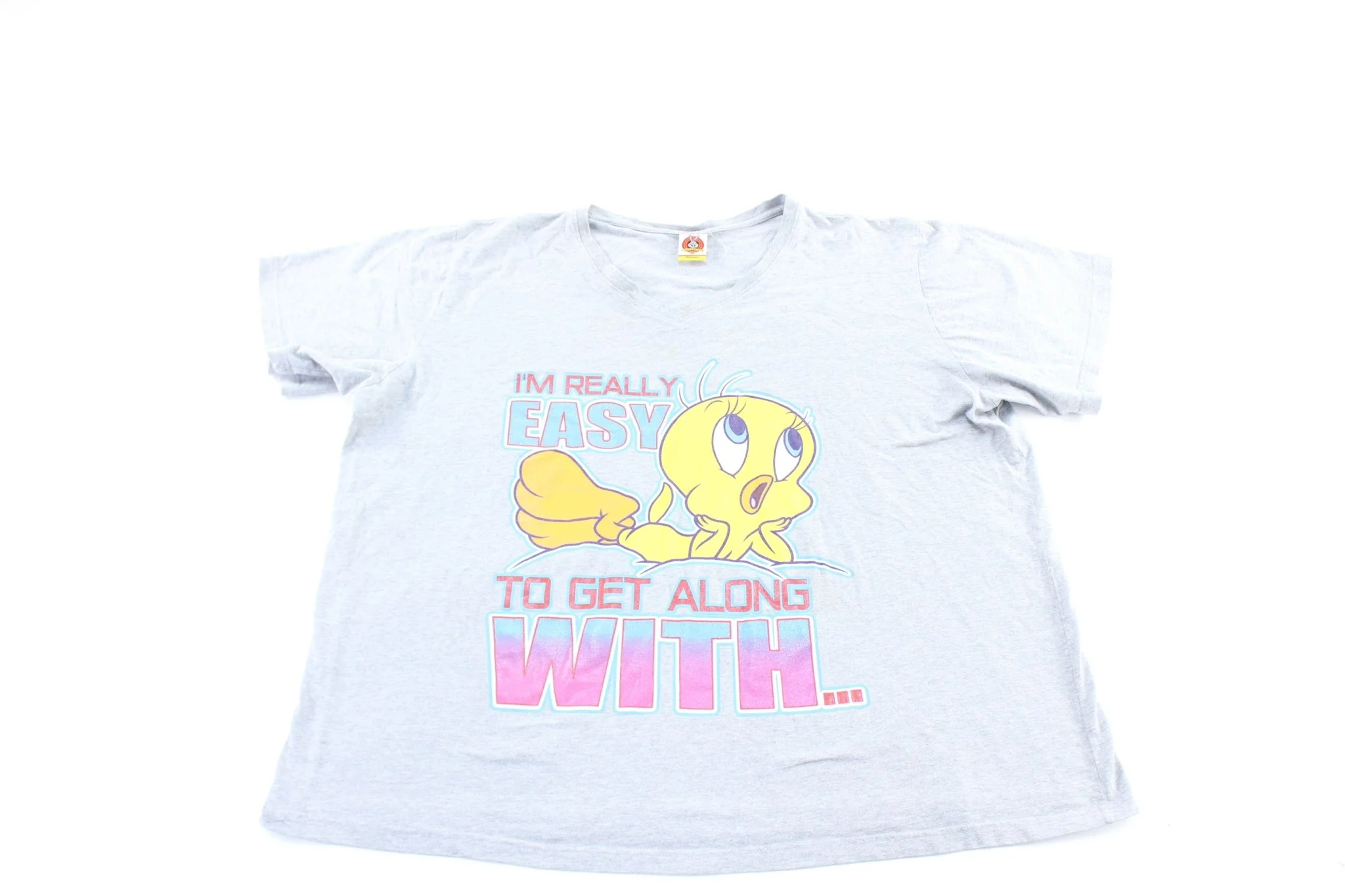 Women's 2003 Tweety I'm Really Easy To Get Along With T-Shirt