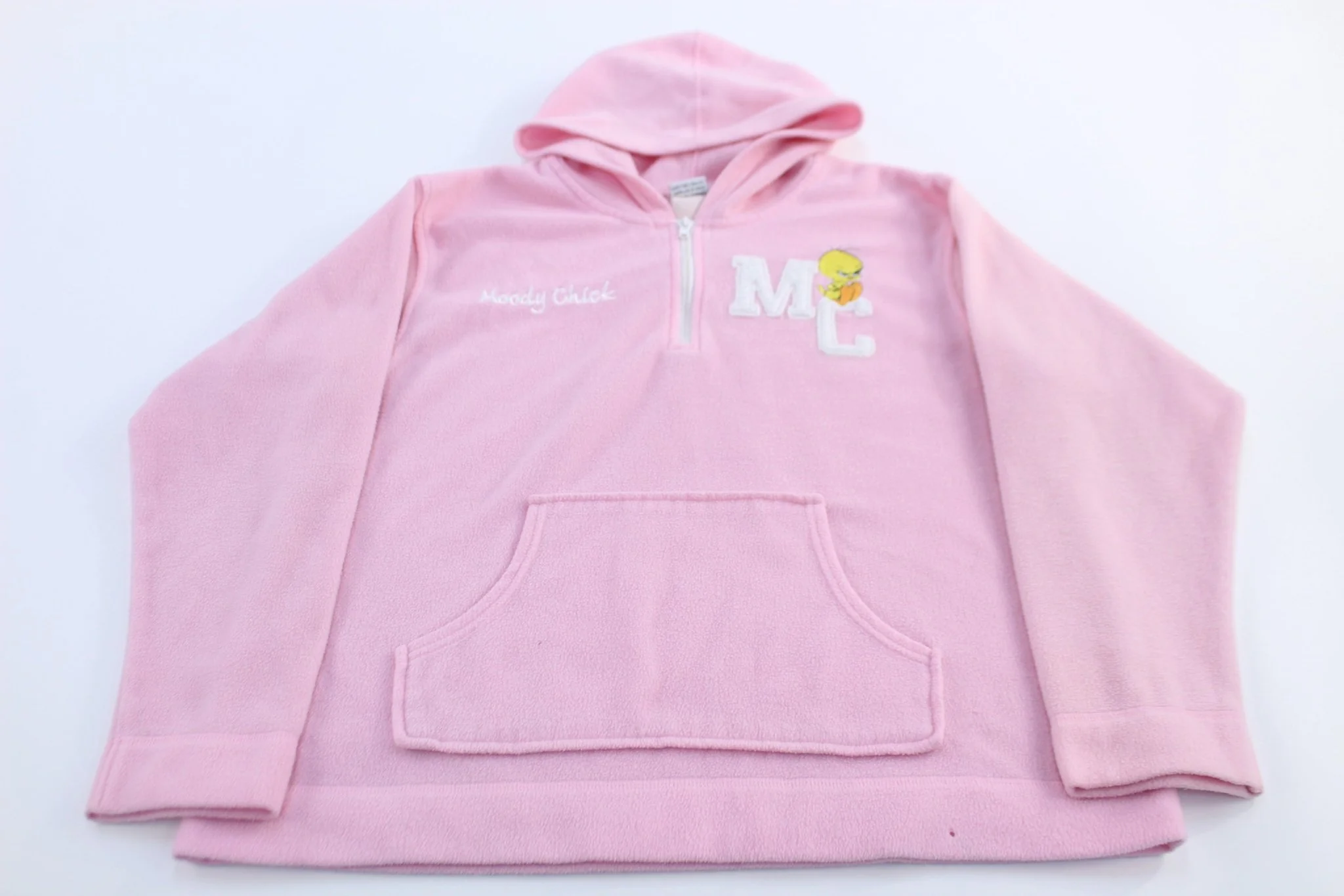 Women's 2004 Looney Tunes Embroidered Moody Chick Fleece Pullover