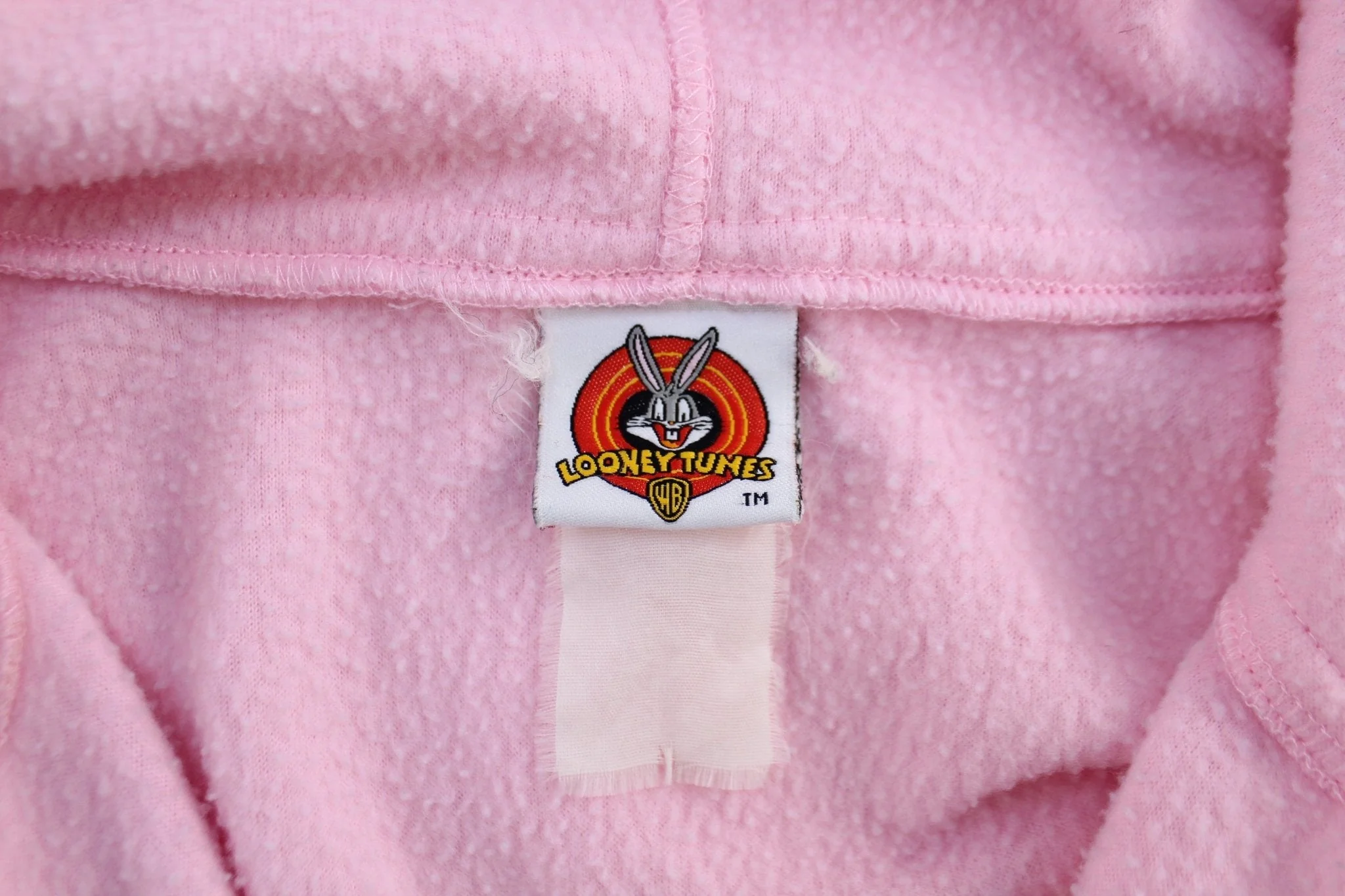 Women's 2004 Looney Tunes Embroidered Moody Chick Fleece Pullover - Image 4