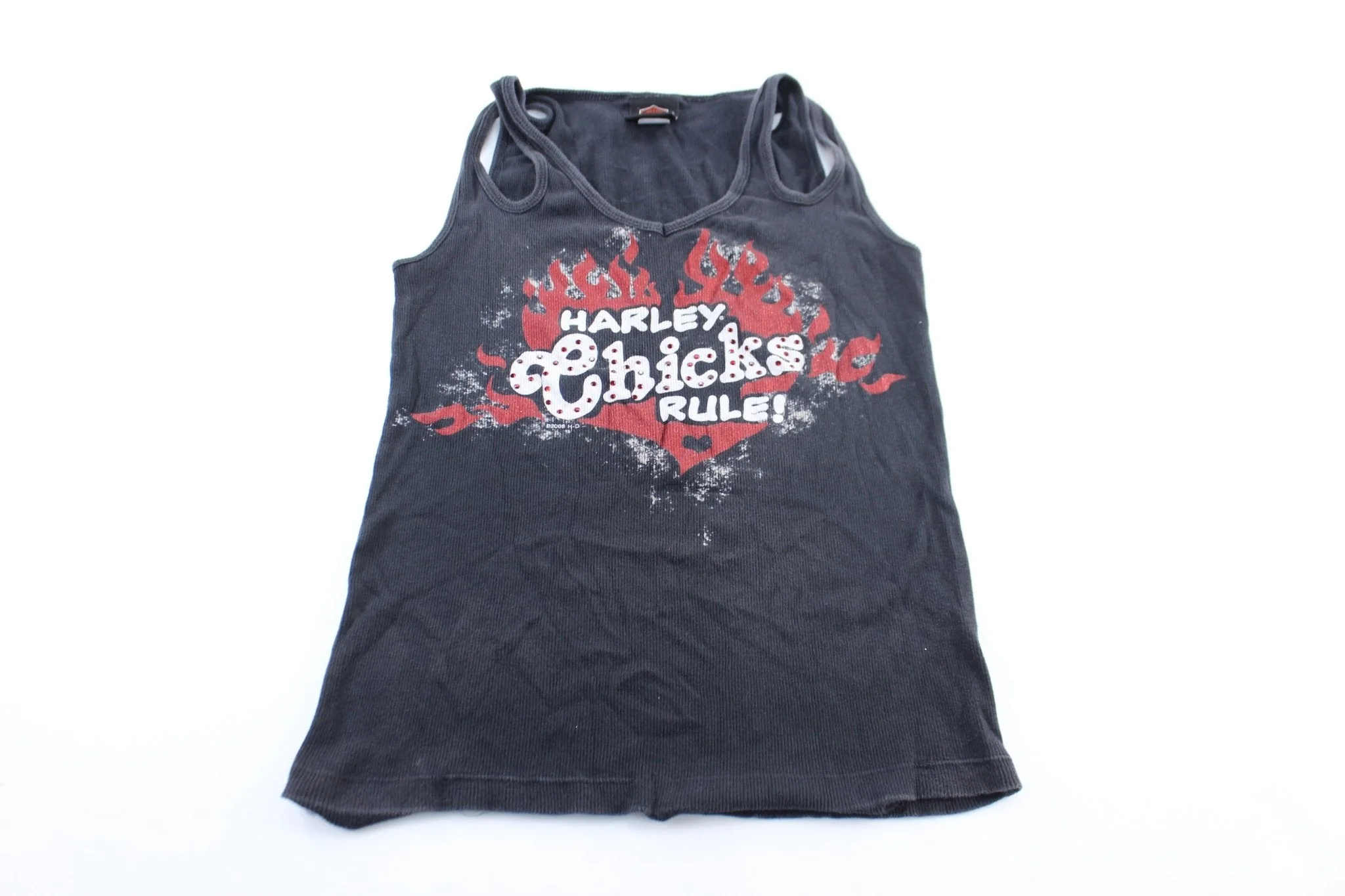 Women's 2006 Harley Davidson Motorcycles Hot Springs, Arkansas Tank Top - Image 2