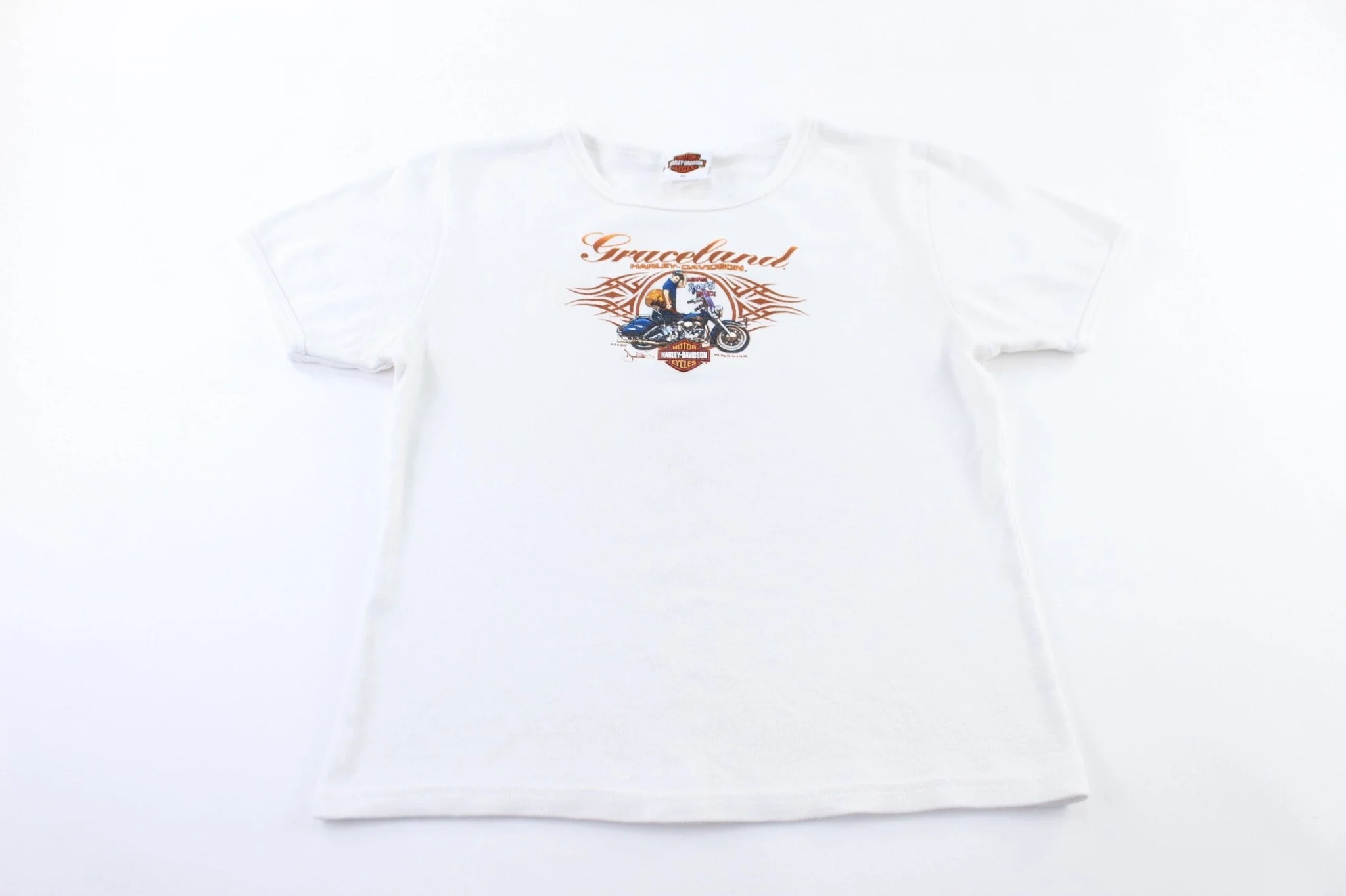 Women's 2007 Harley Davidson Motorcycles Memphis, Tennessee T-Shirt - Image 2