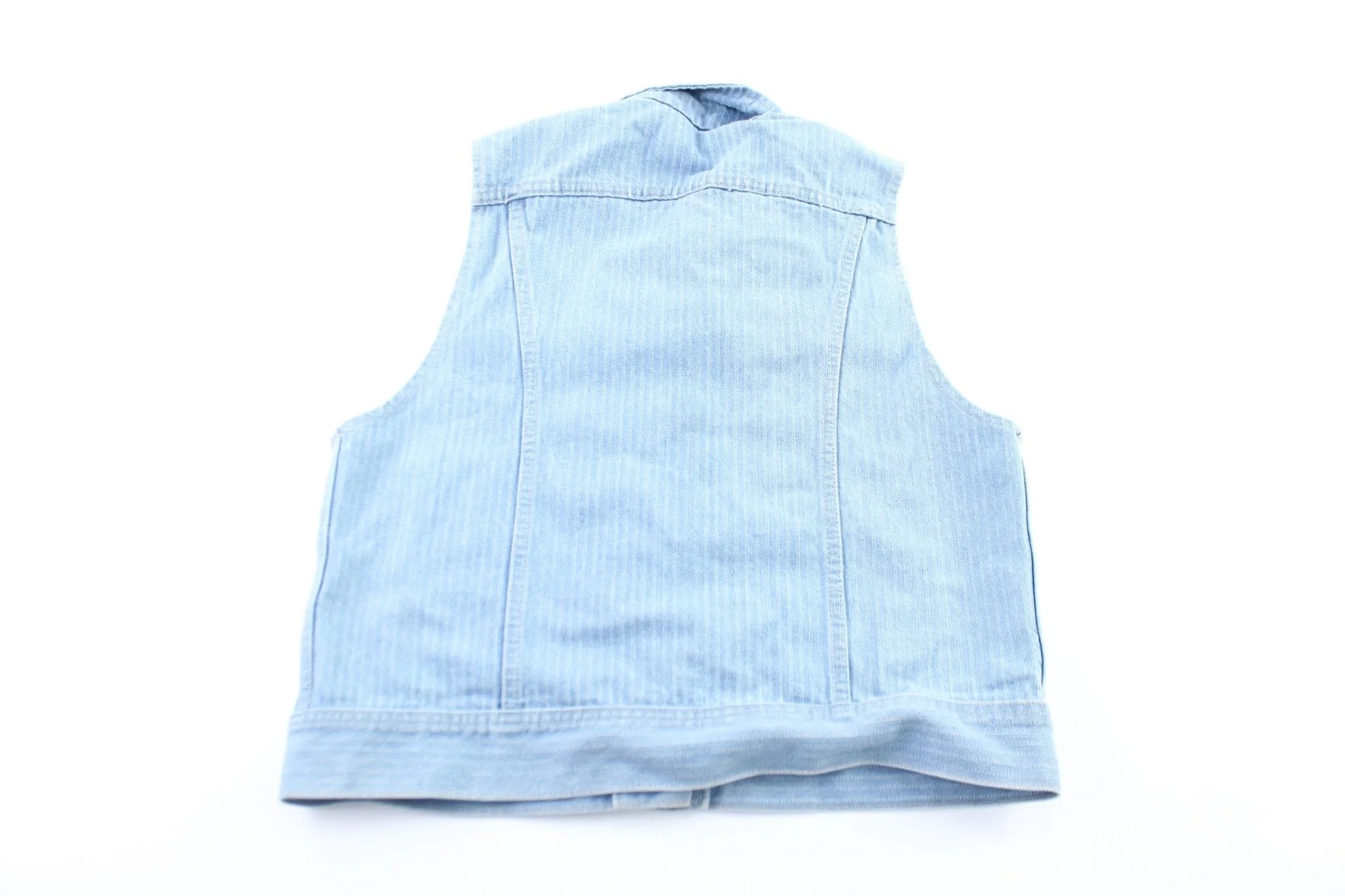Women's 70's Lee Riders Denim Vest - Image 2