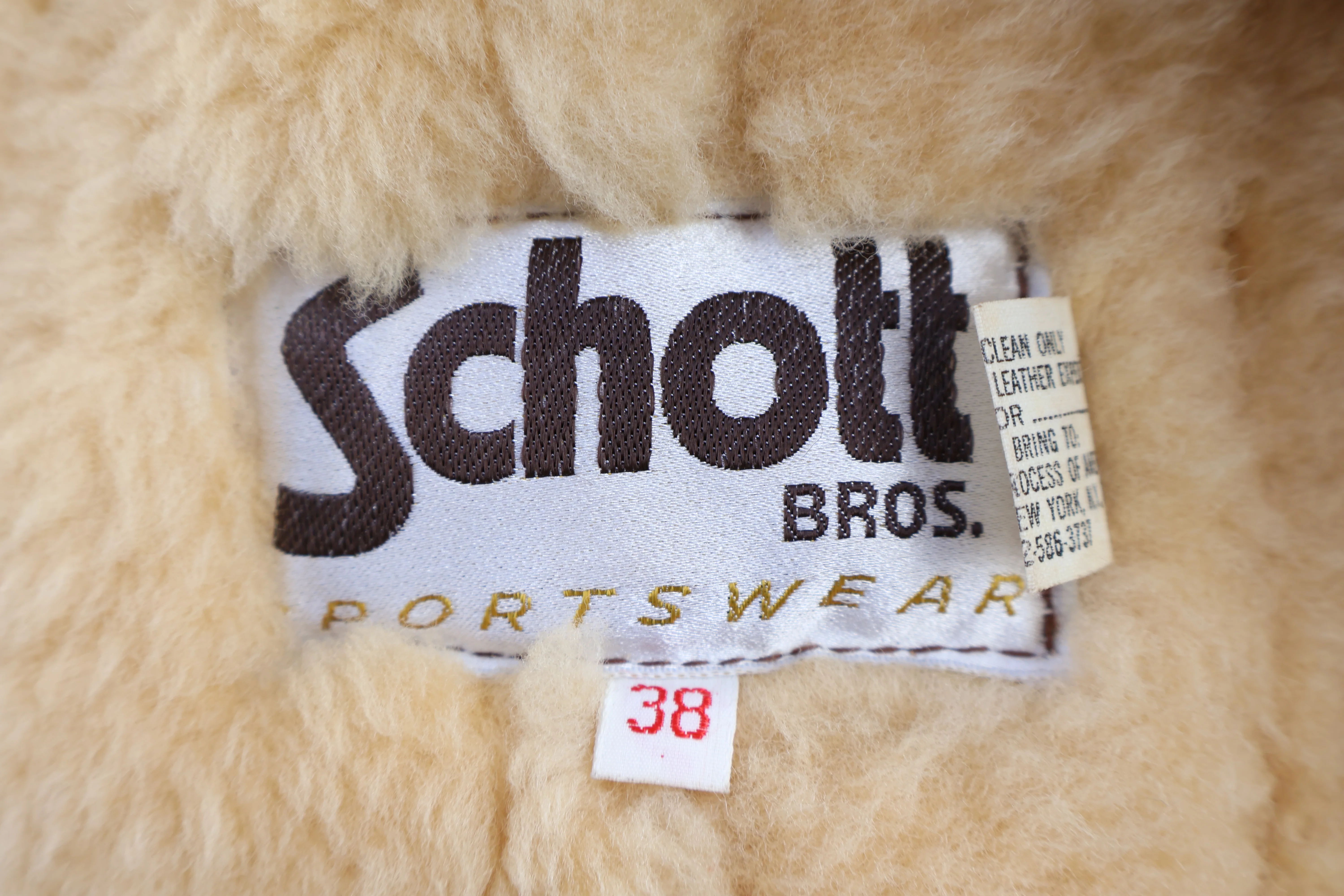 Women's 70's Schott Bros Leather Tan Coat - Image 3