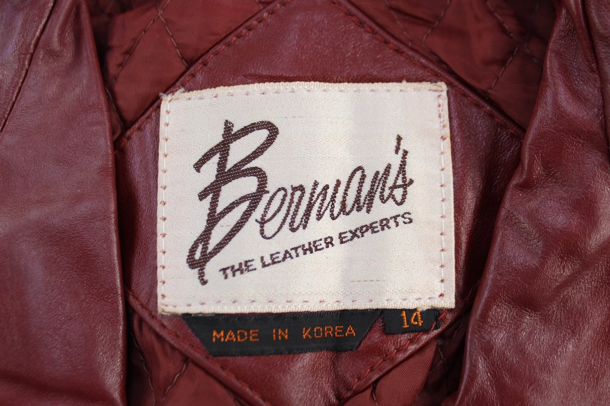 Women's 90's Berman's Red Leather Jacket - Image 5