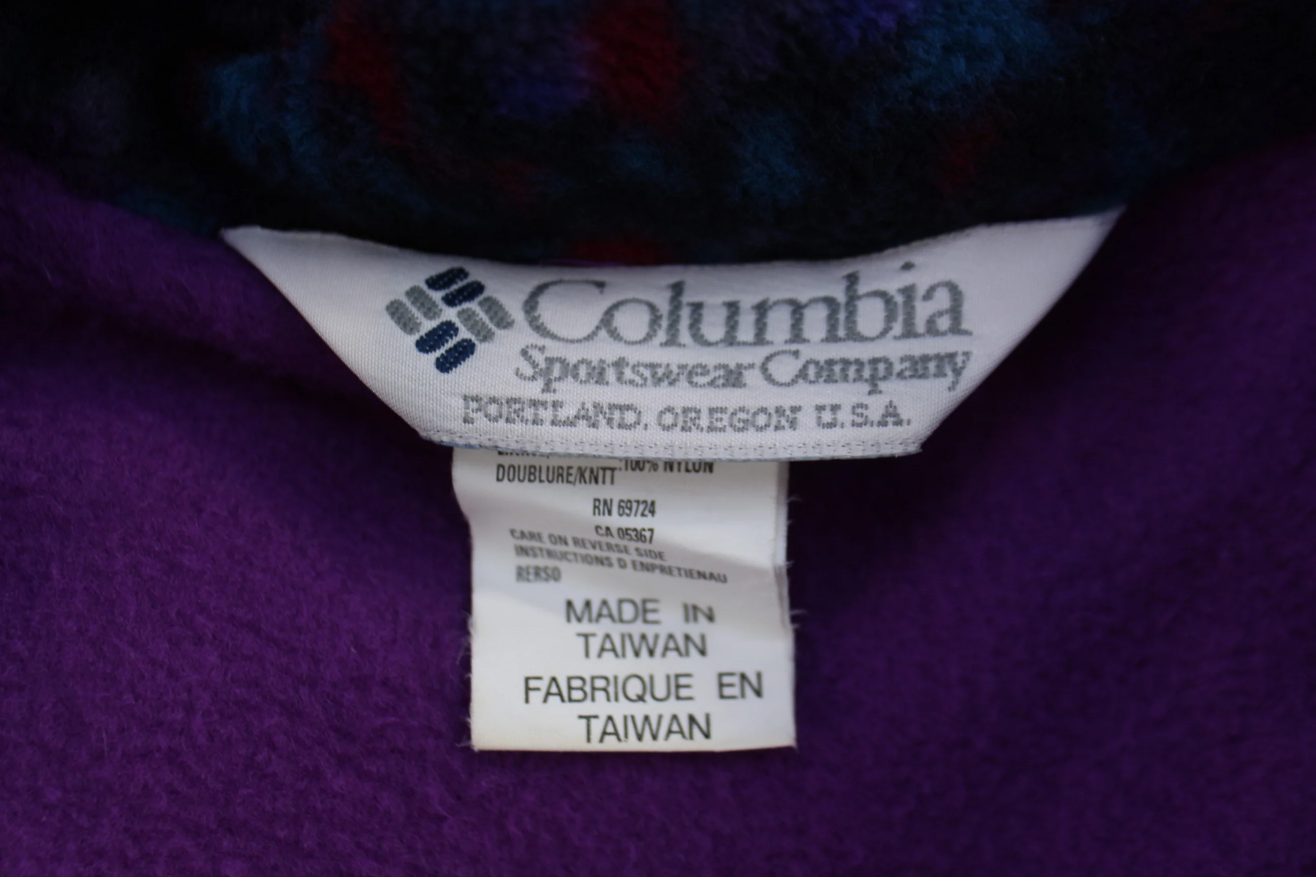 Women's 90's Columbia Full Zip Puffer Jacket - Image 3