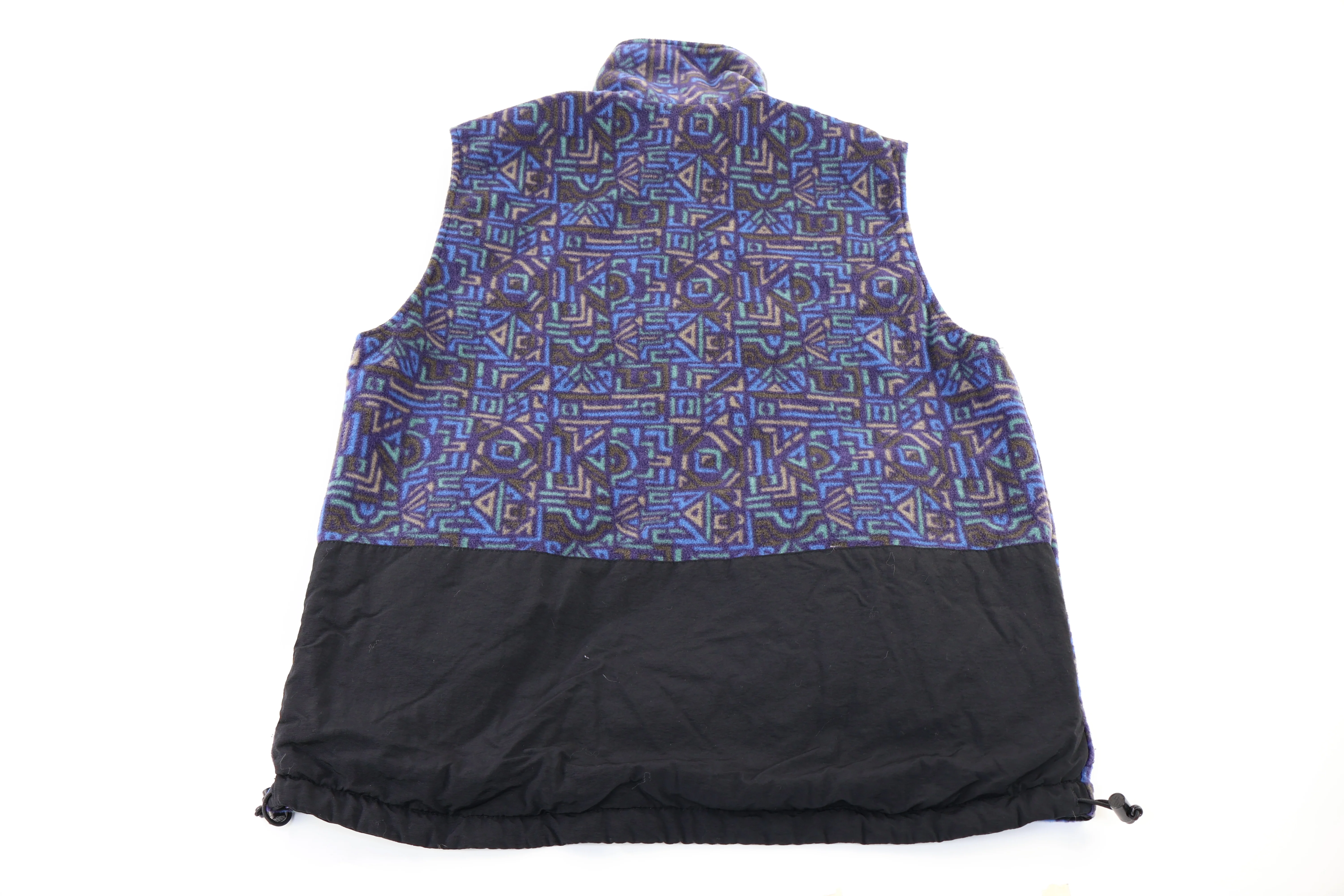 Women's 90's Columbia Multipatterned Reversible Full Zip Vest - Image 2