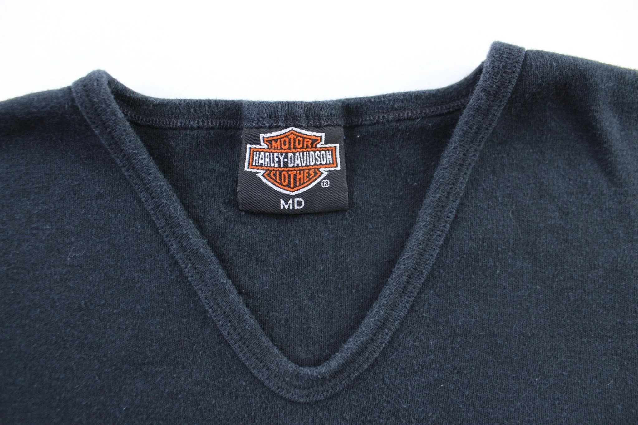 Women's 90's Harley Davidson Motorcycles Westminster, California T-Shirt - Image 3