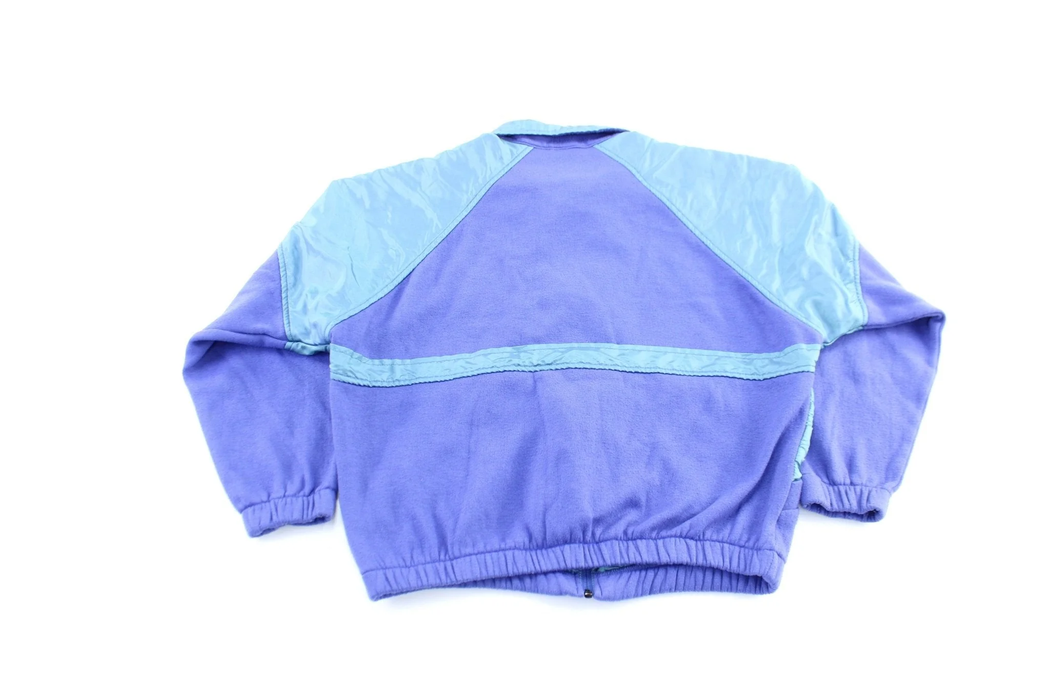 Women's 90's Nike Embroidered Logo Blue & Teal Zip Up Jacket - Image 2