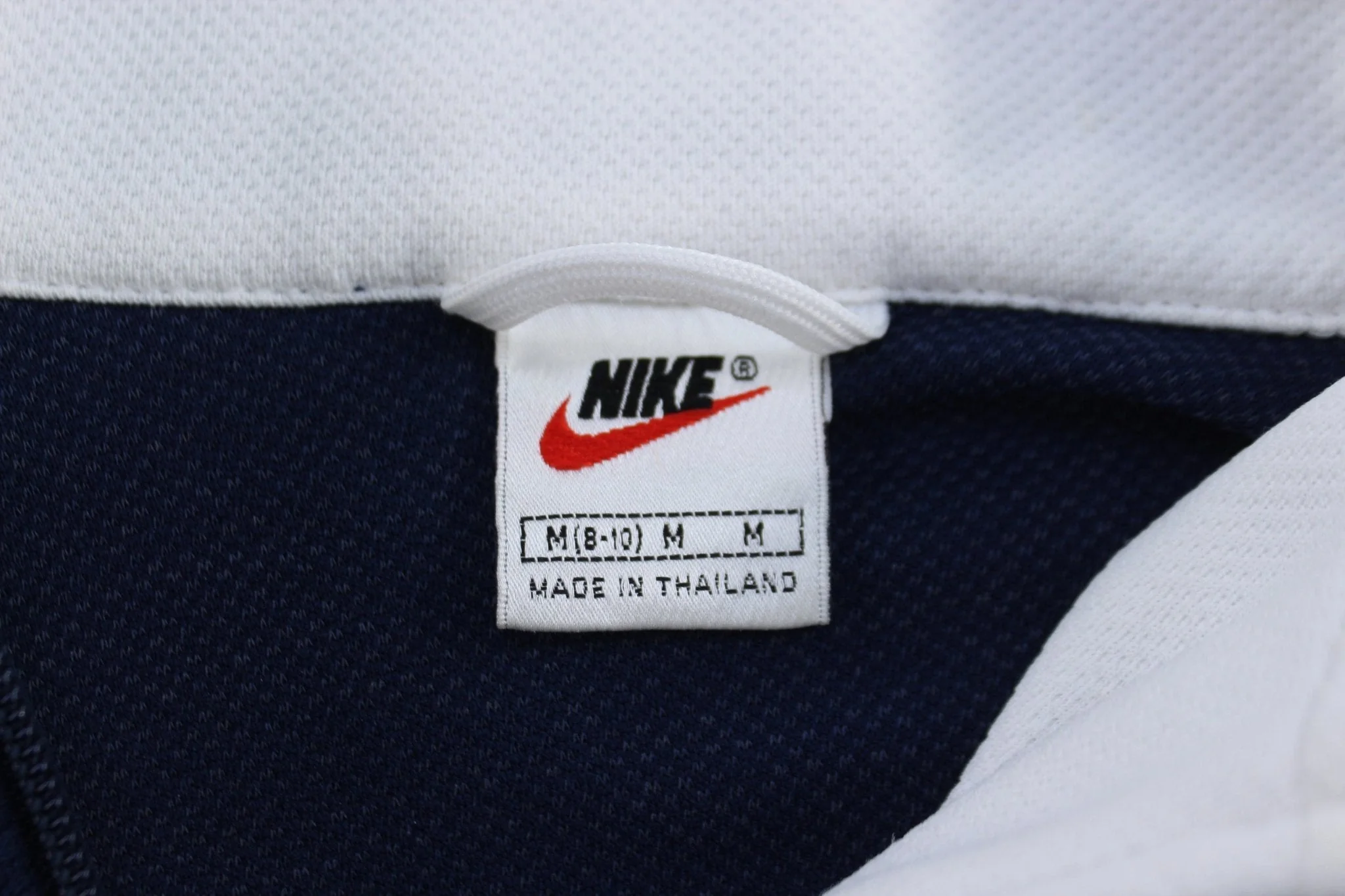 Women's 90's Nike Embroidered Logo Blue & White Zip Up Jacket - Image 3