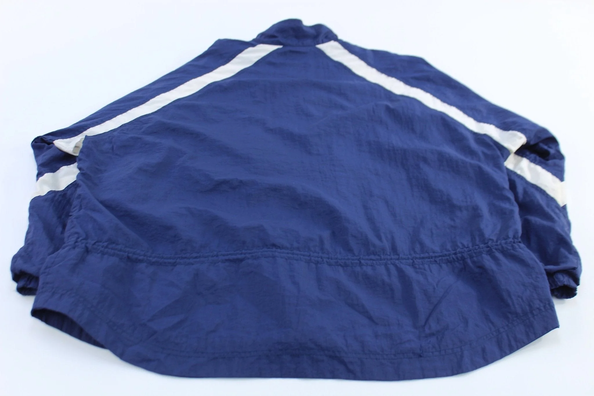 Women's 90's Nike Embroidered Logo Blue & White Zip Up Jacket - Image 2