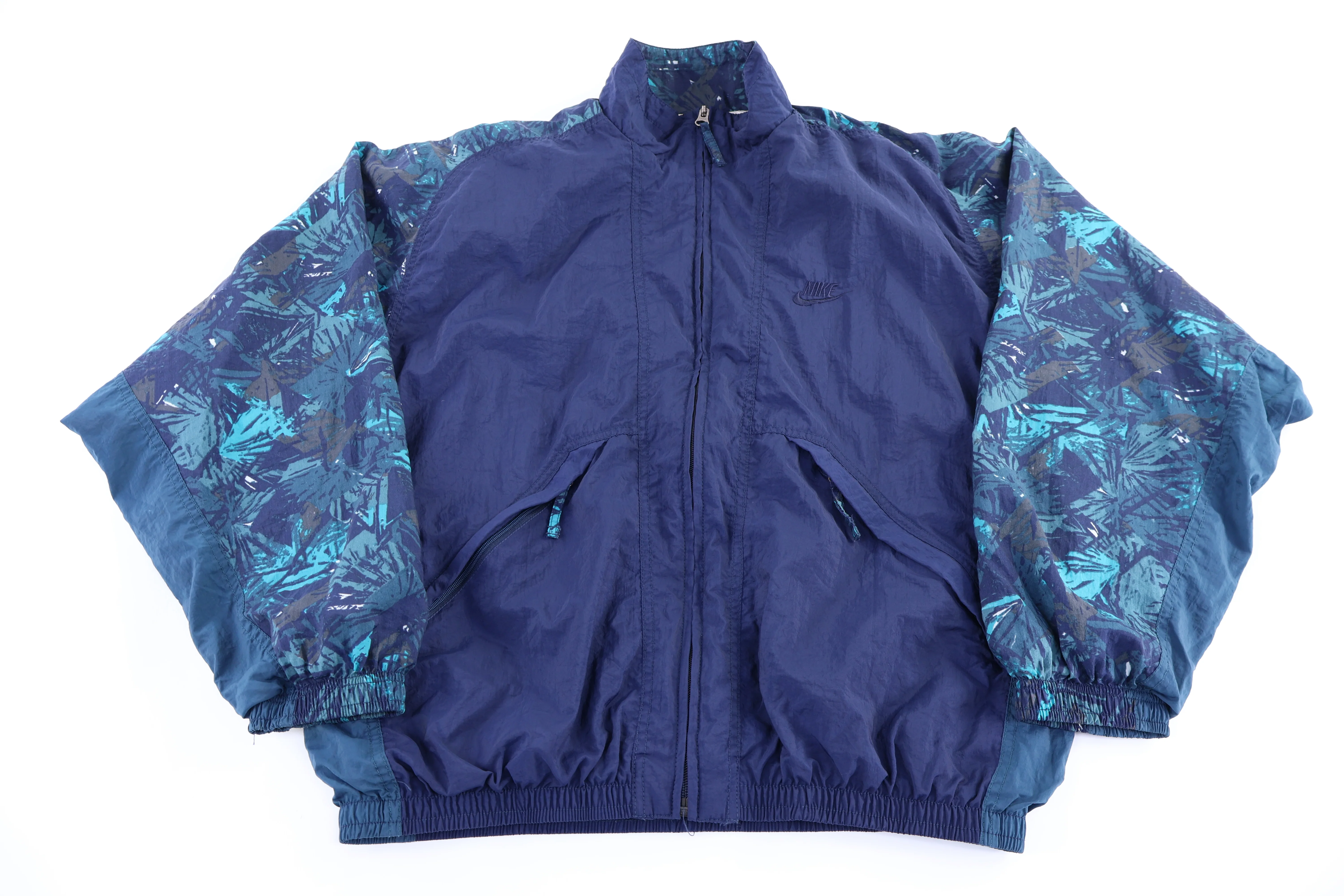 Women's 90's Nike Embroidered Logo Full Zip Windbreaker