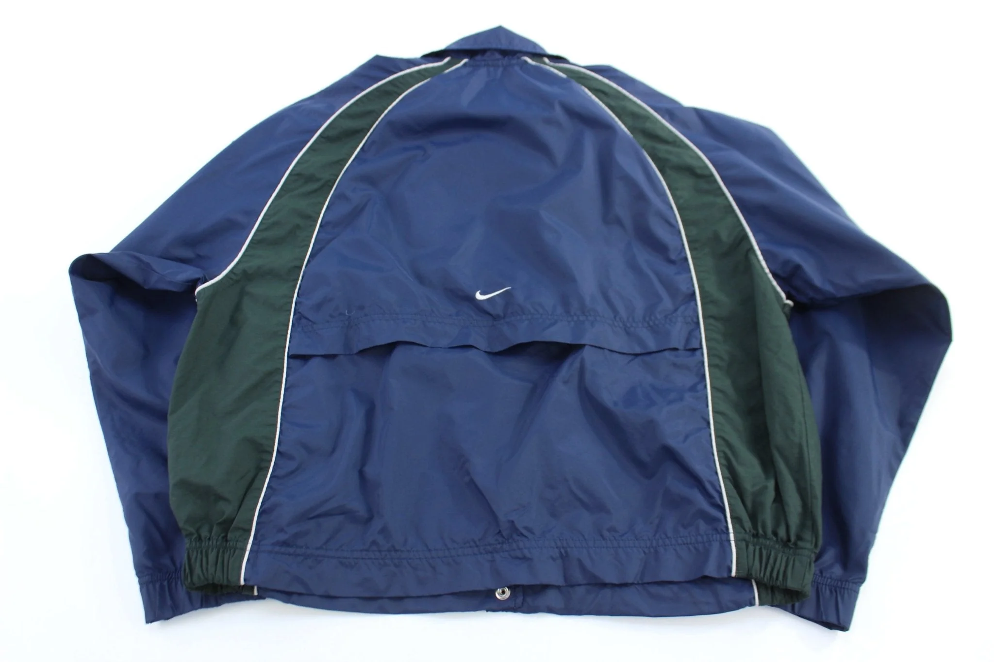Women's 90's Nike Embroidered Logo Green & Blue Jacket - Image 2