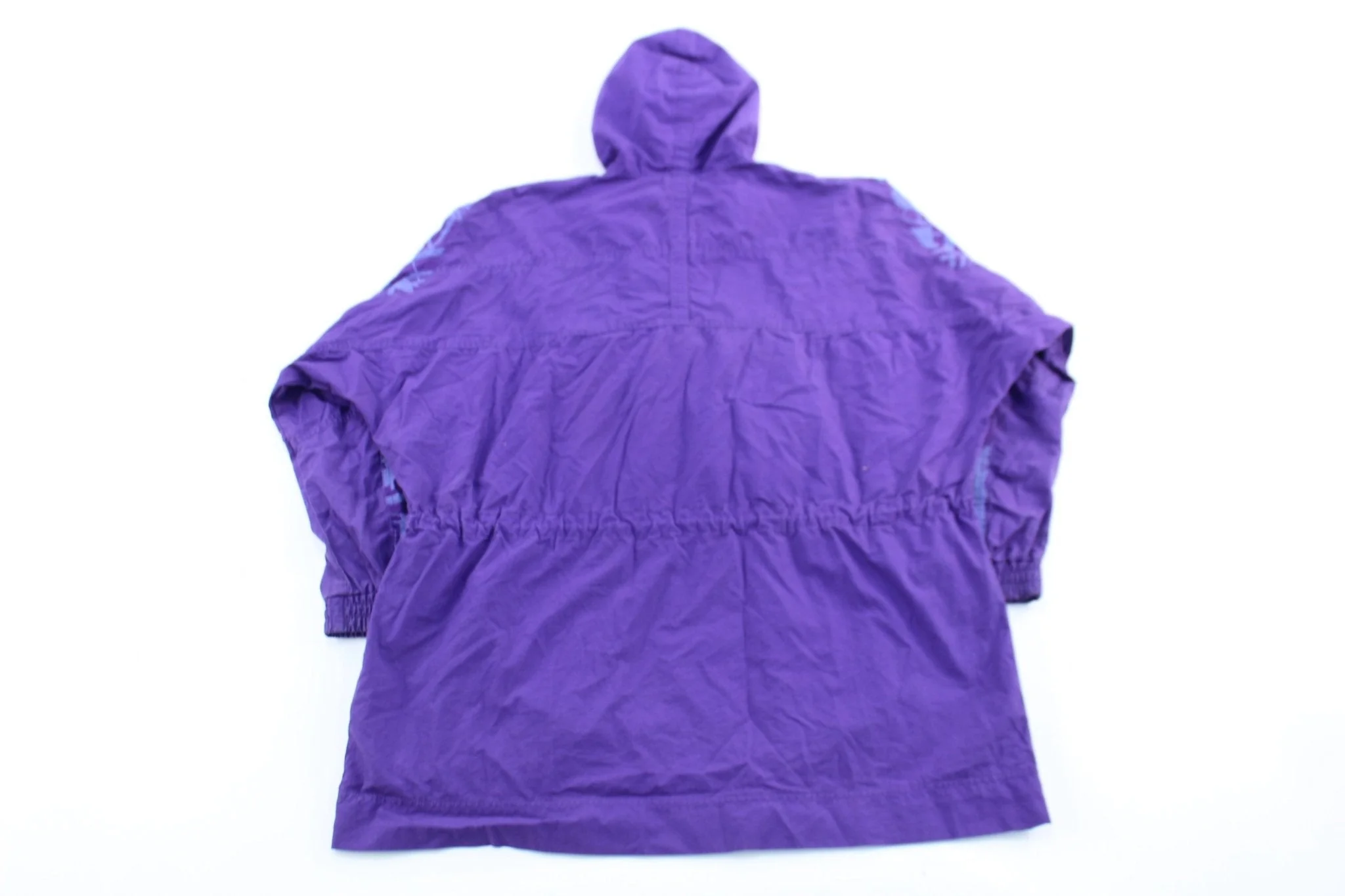 Women's 90's Nike Embroidered Logo Purple Anorak Jacket - Image 2