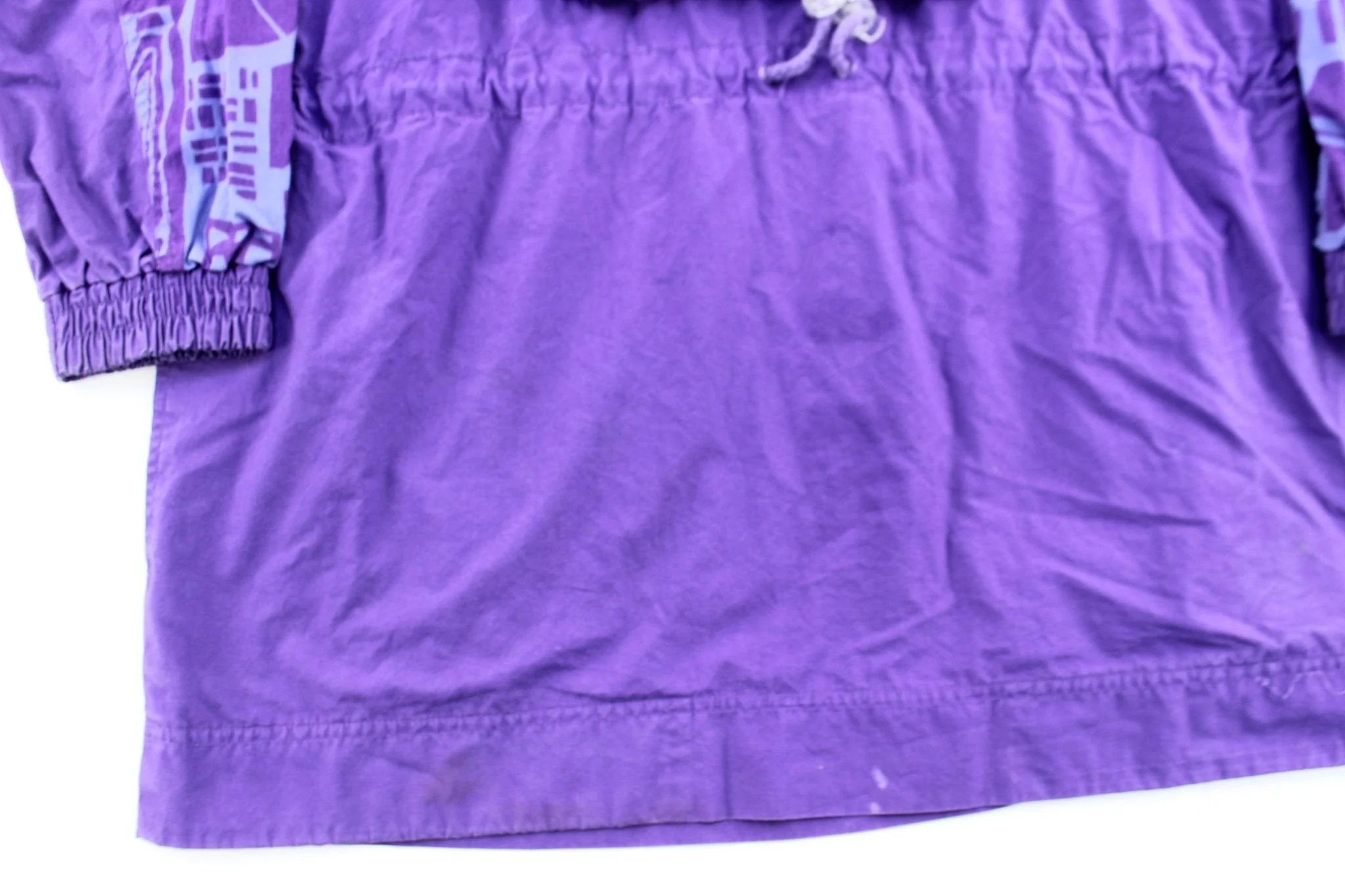 Women's 90's Nike Embroidered Logo Purple Anorak Jacket - Image 3