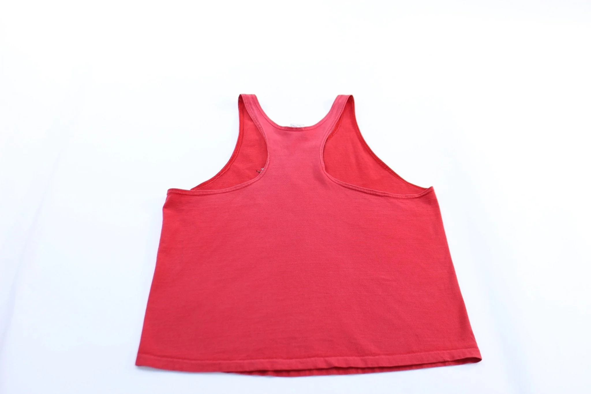 Women's 90's Nike Embroidered Logo Red Tank Top - Image 2