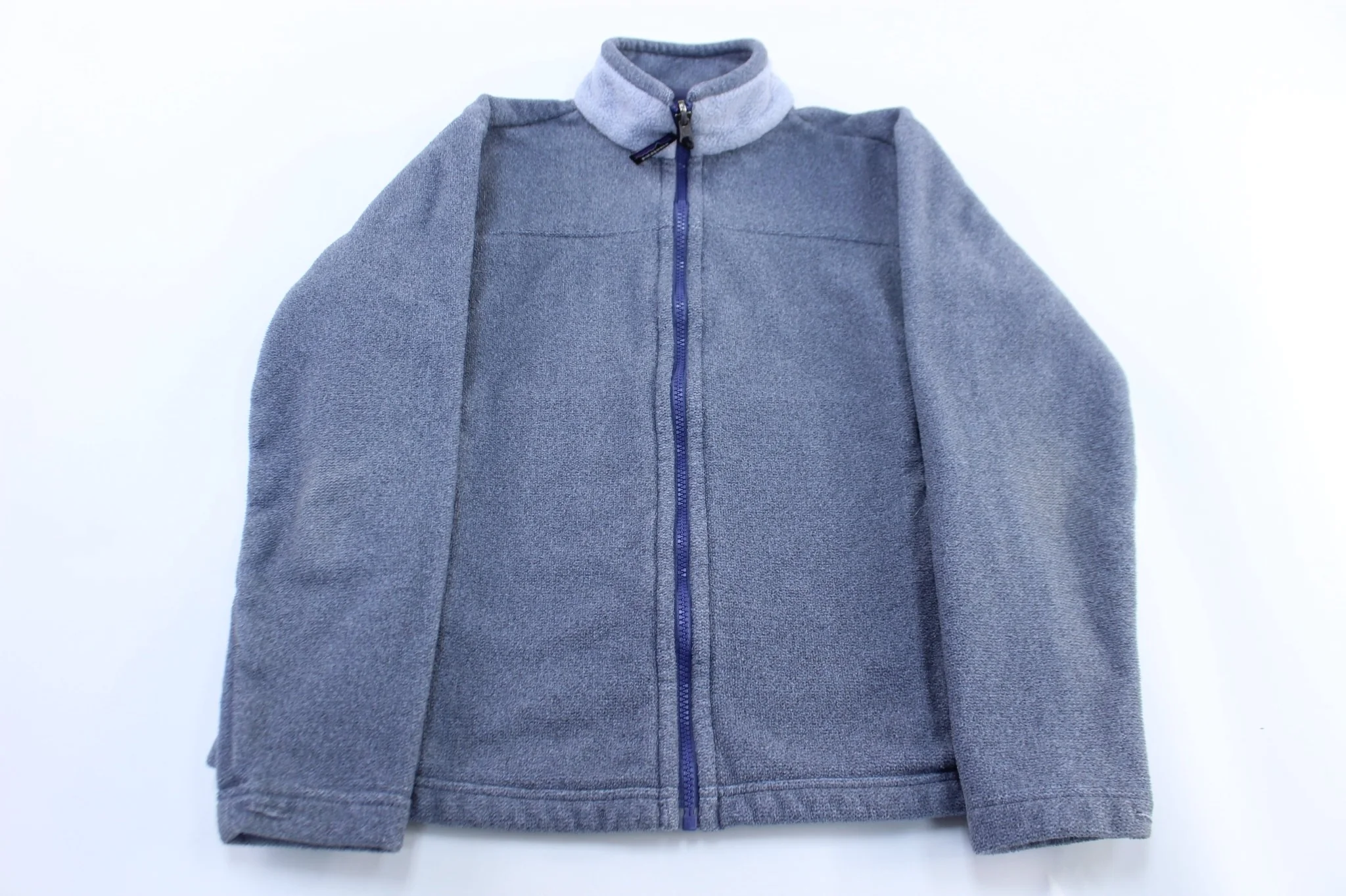 Women's 90's Patagonia Light Blue/Purple Zip Up Jacket
