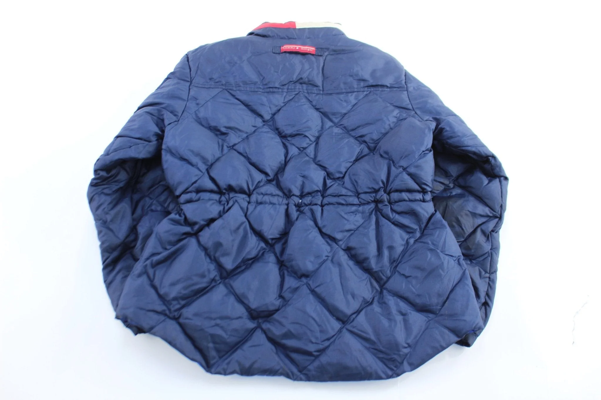 Women's 90's Tommy Hilfiger Blue Zip Up Jacket - Image 2