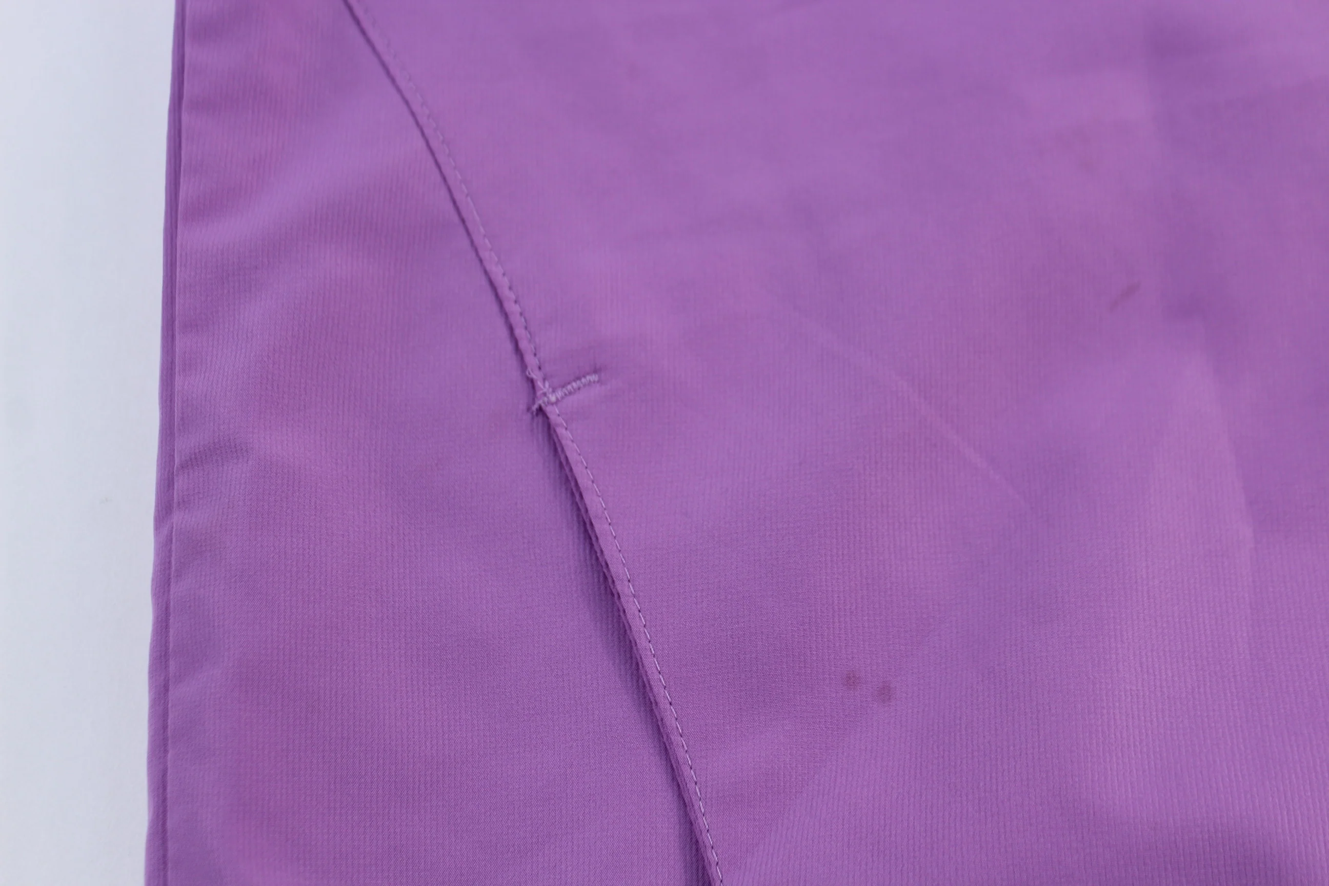 Women's Adidas Embroidered Logo Purple Full Zip Windbreaker - Image 3