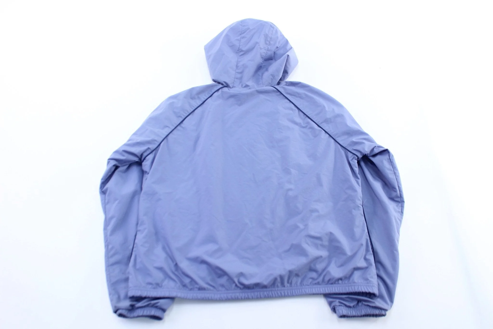 Women's Adidas Embroidered Logo Purple Zip Up Jacket - Image 2