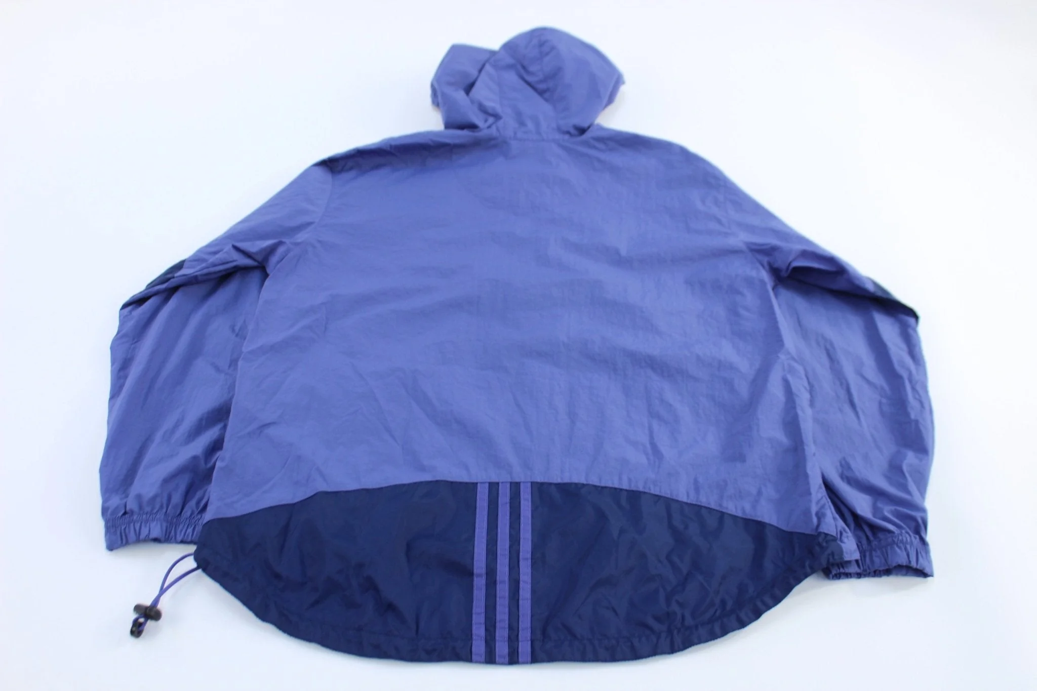 Women's Adidas Embroidered Logo Quarter Zip Windbreaker - Image 2