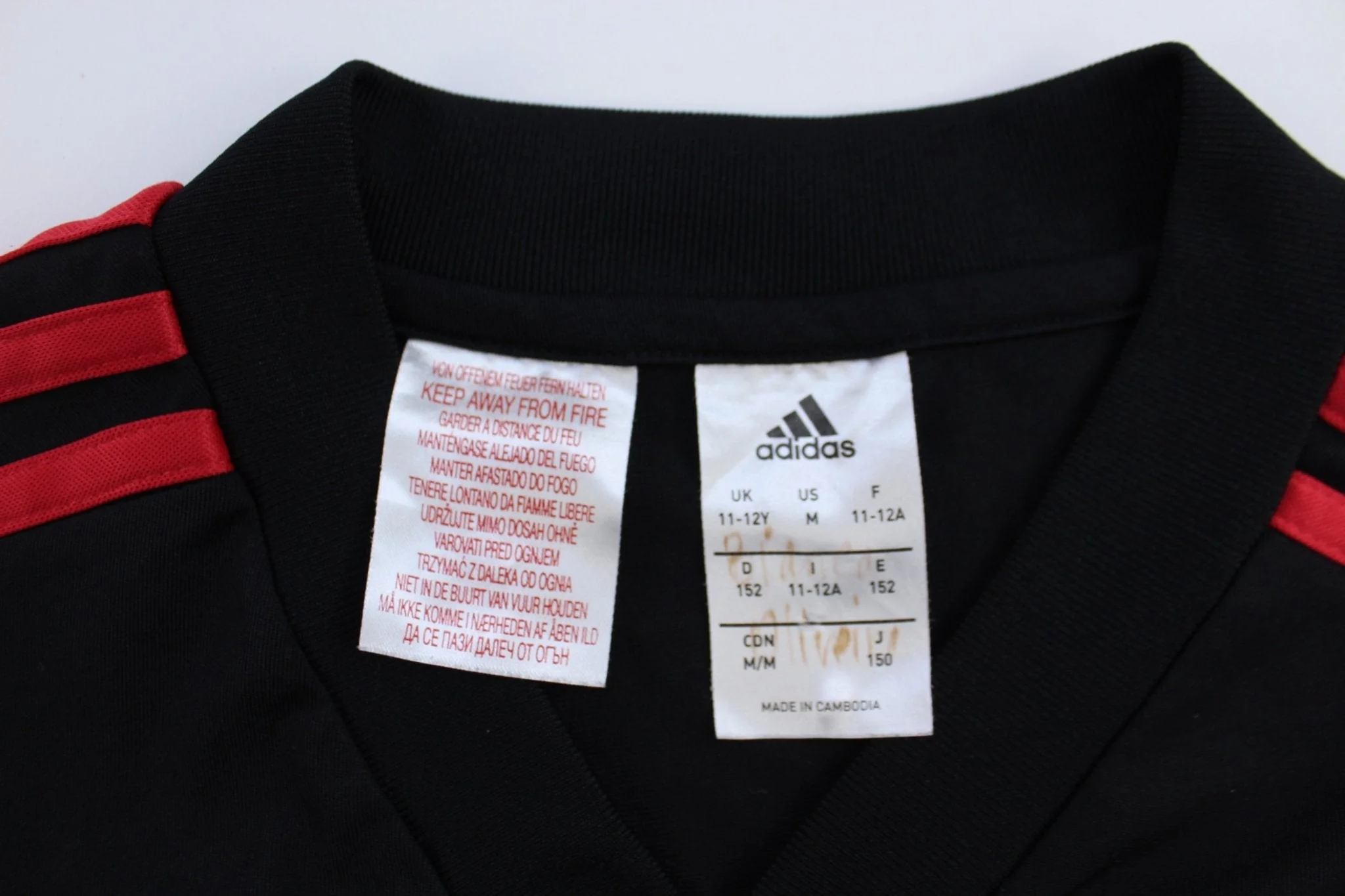 Women's Adidas Manchester United Pink & Black Striped Soccer Jersey - Image 3