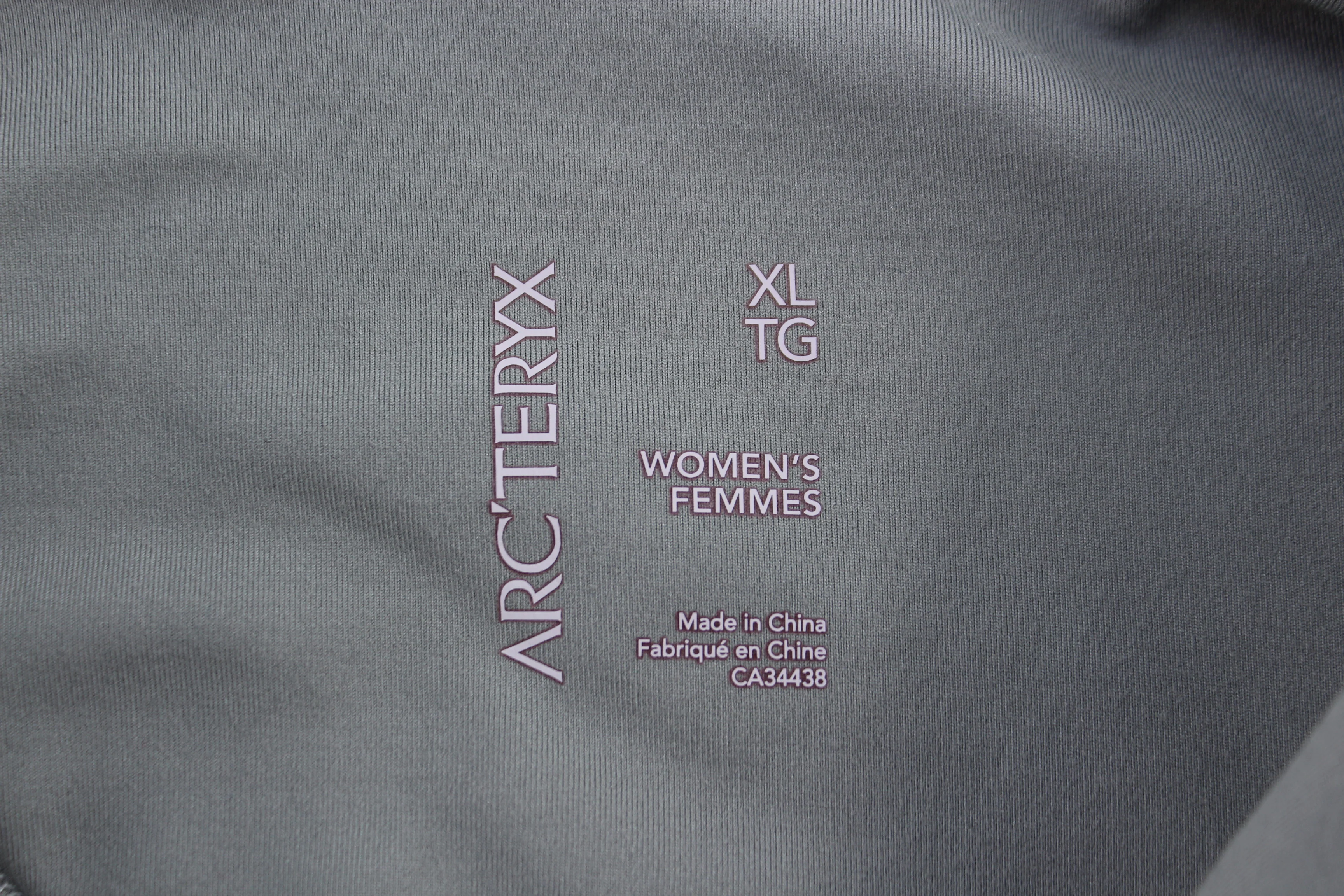 Women's Arc'teryx Grey Full Zip Sweater - Image 3