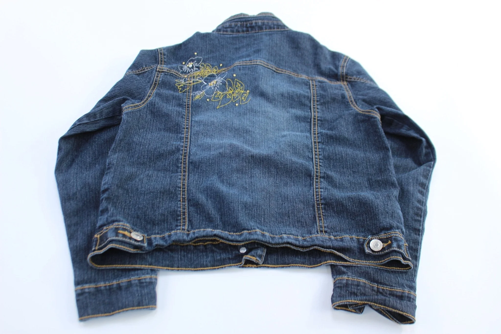 Women's Arizona Floral Denim Jacket - Image 2