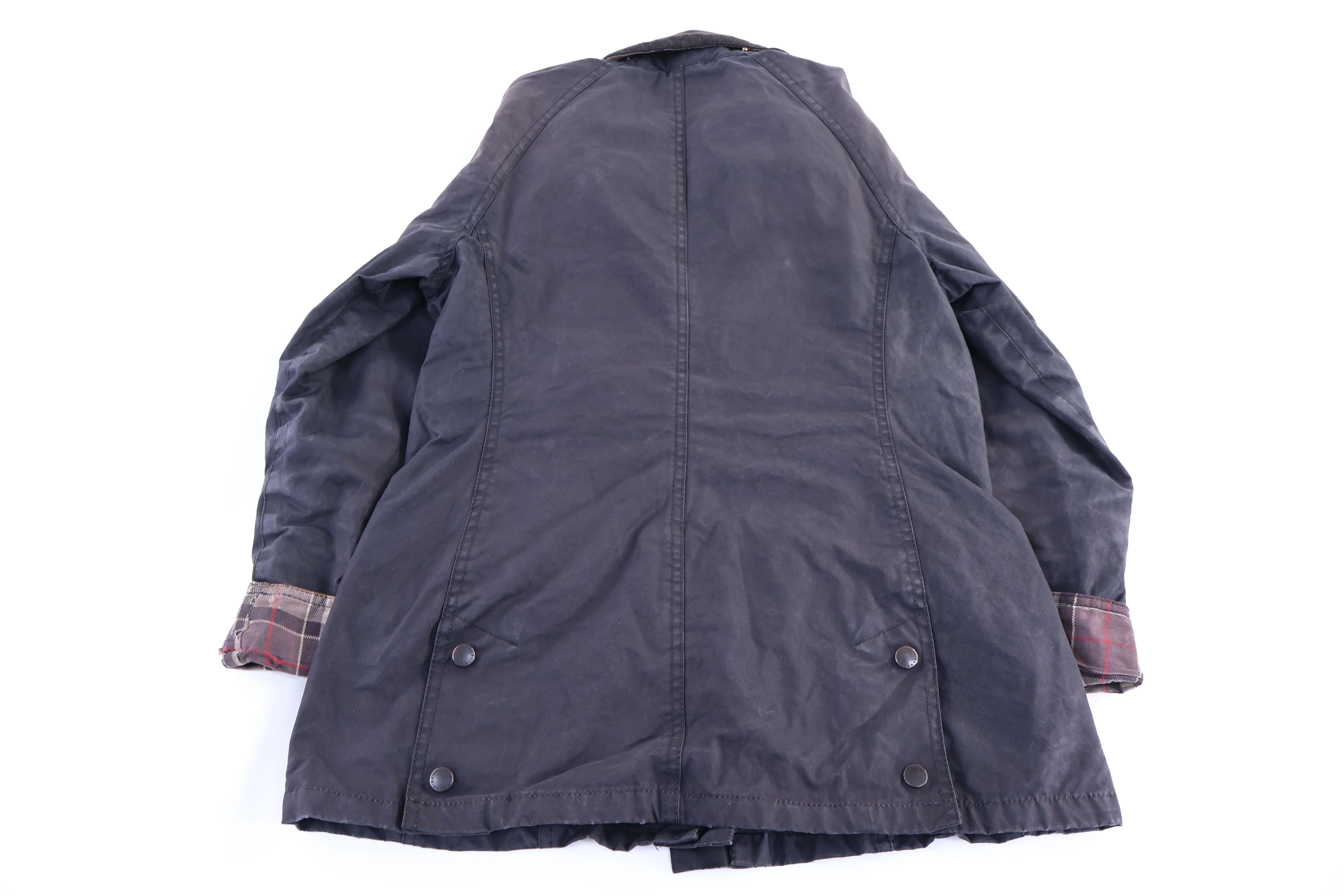 Women's Barbour Black Waxed Jacket - Image 2