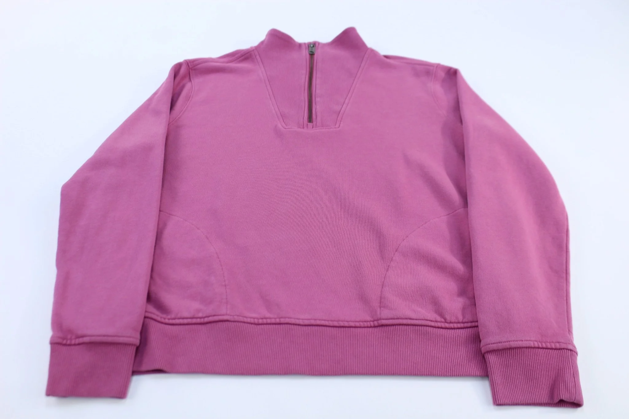 Women's Carhartt Half Zip Pink Pullover Sweater