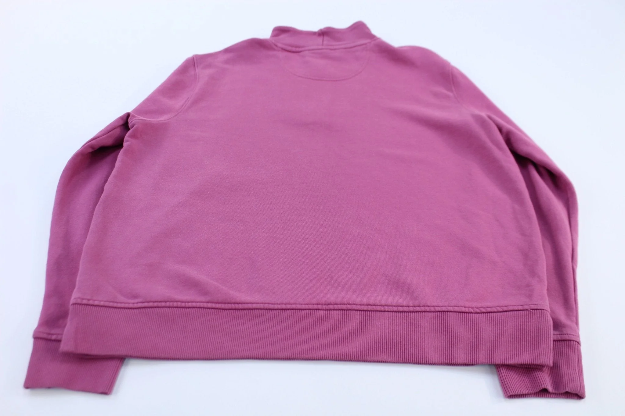 Women's Carhartt Half Zip Pink Pullover Sweater - Image 2