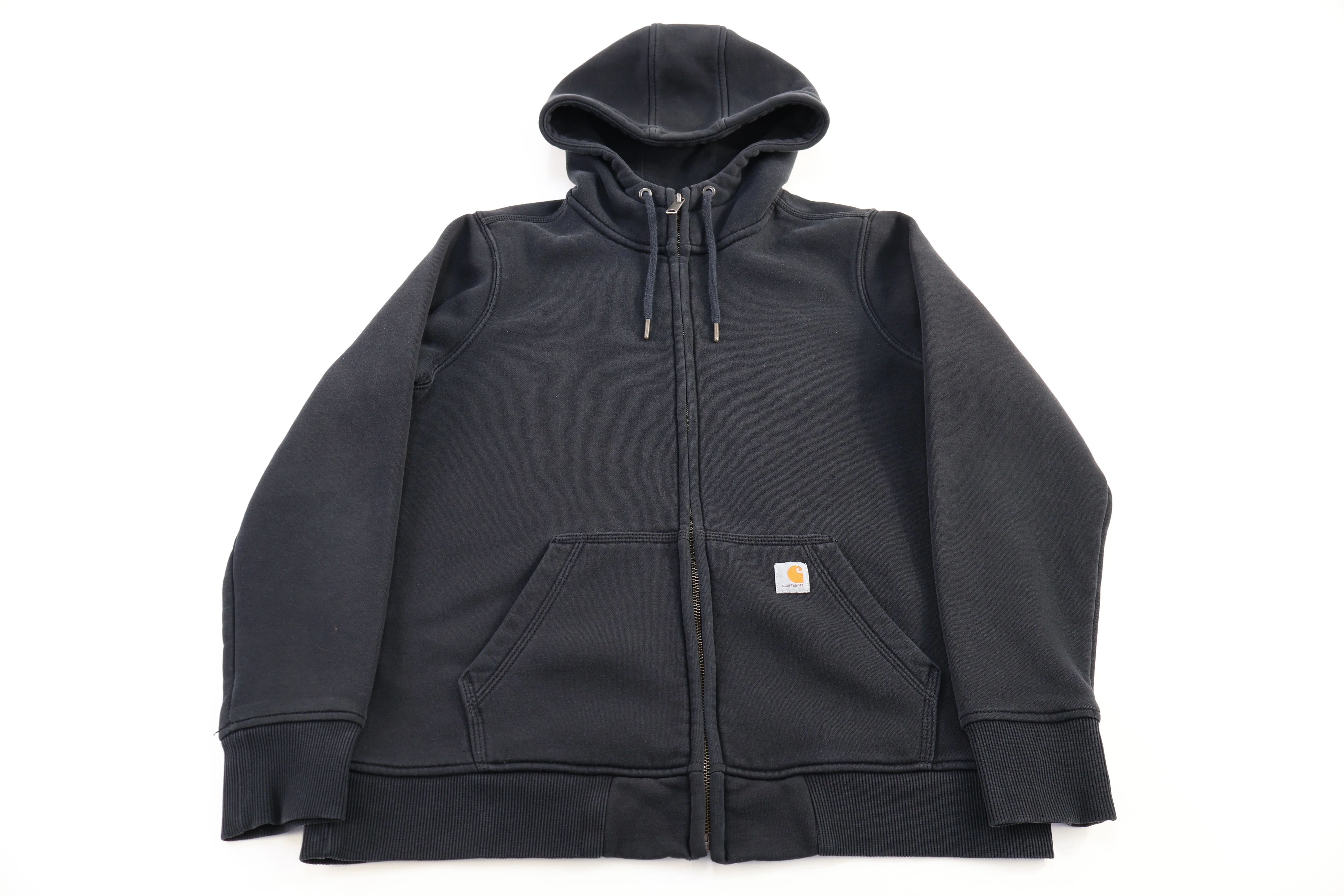 Women's Carhartt Logo Patch Black Full Zip Jacket