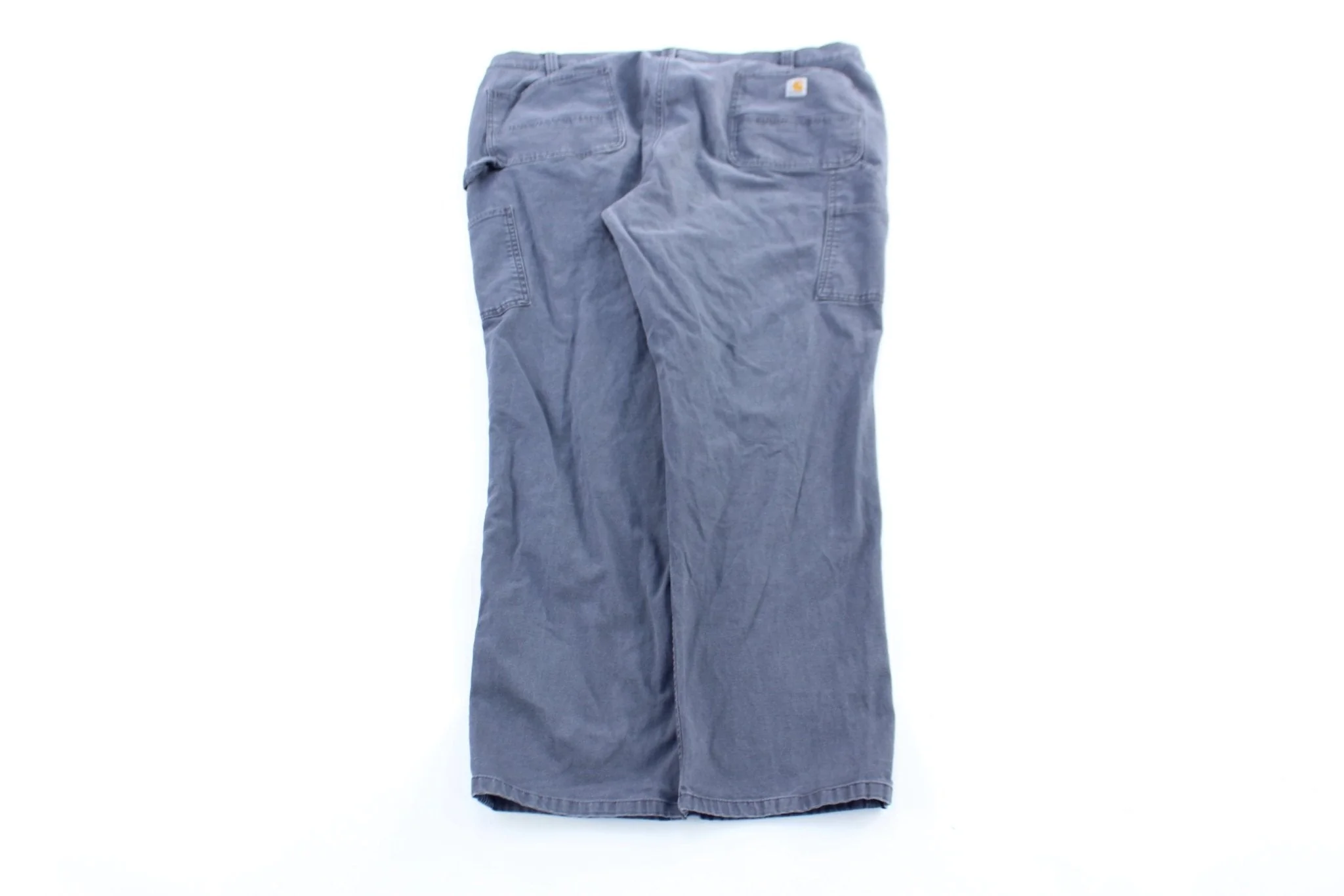 Women's Carhartt Logo Patch Grey Pants - Image 2