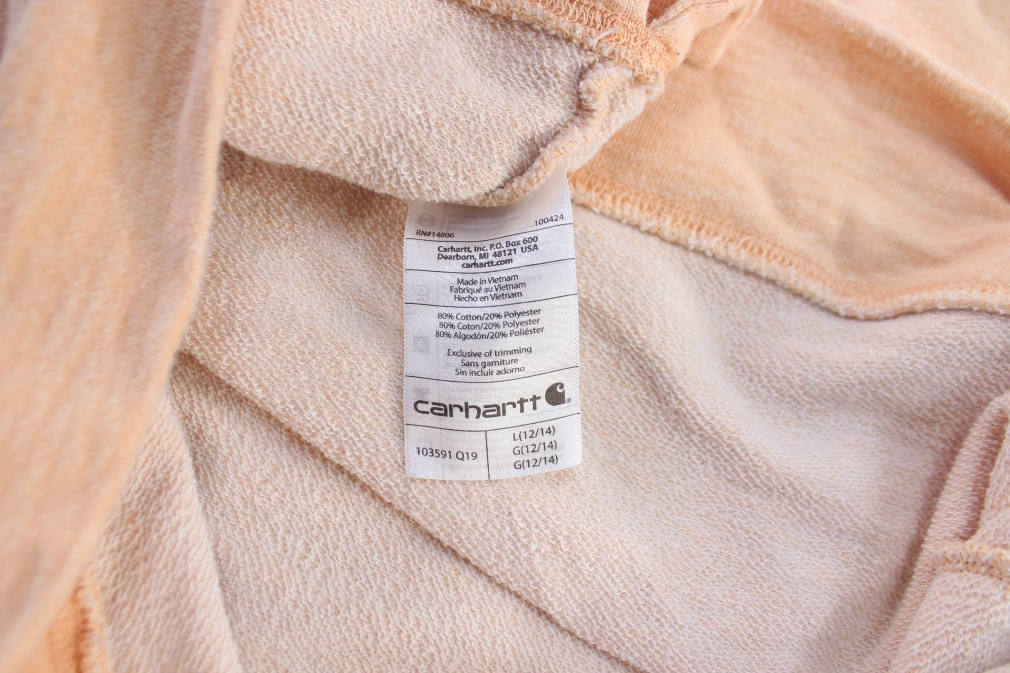 Women's Carhartt Logo Patch Newberry Hoodie - Image 4