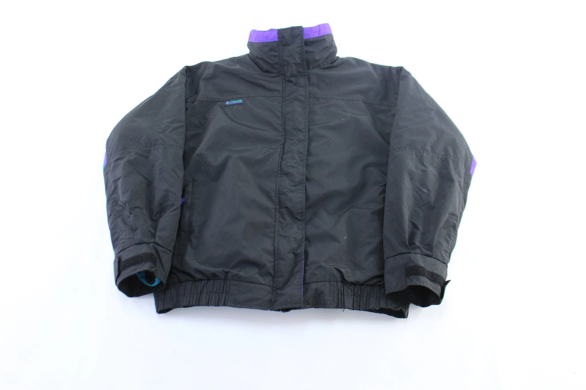 Women's Columbia Sportswear Aqua, Black, & Purple Jacket