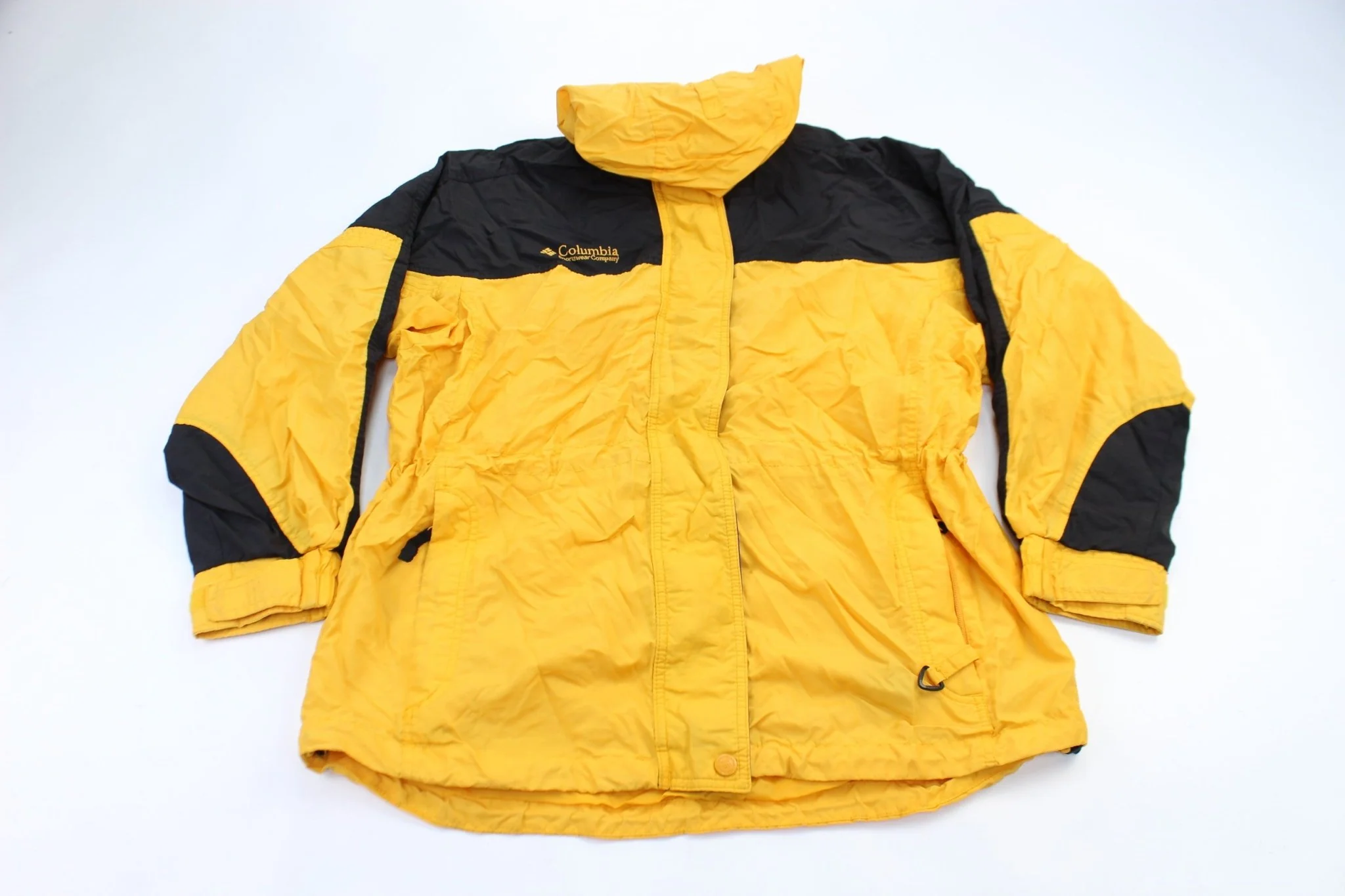 Women's Columbia Sportswear Company Embroidered Logo Yellow & Black Jacket