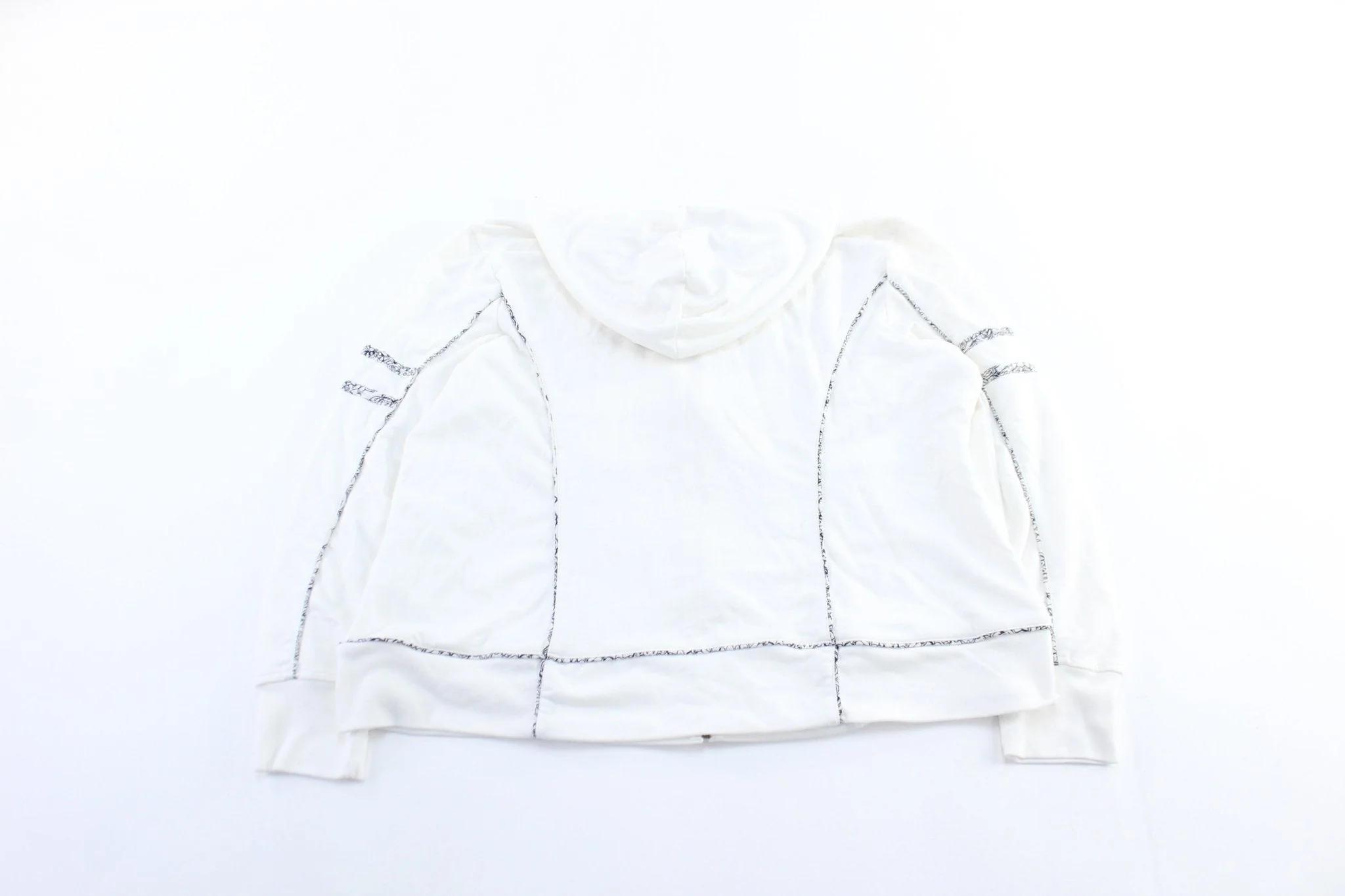 Women's Coogi Embroidered White Zip Up Jacket - Image 2