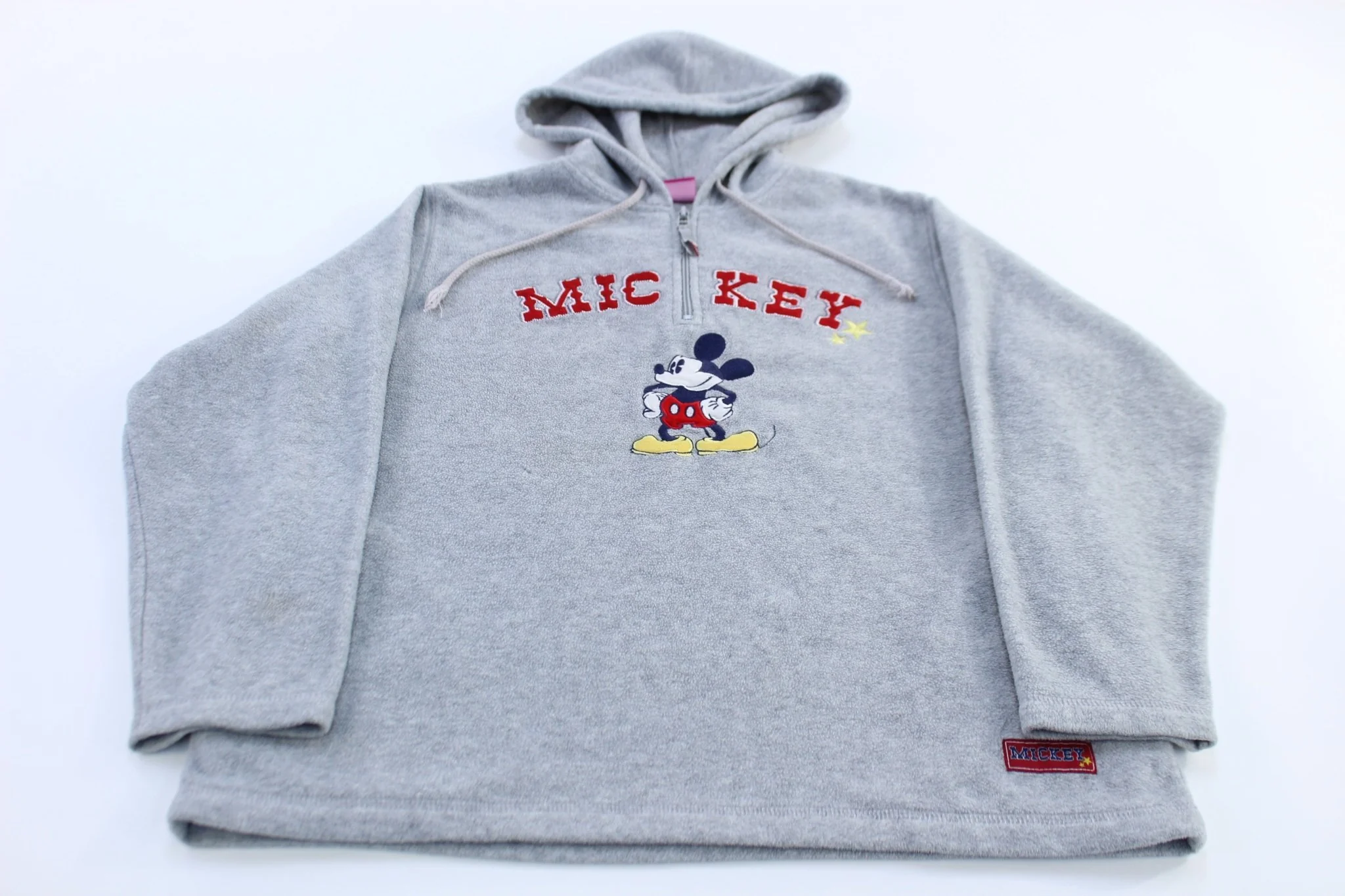 Women's Disney Embroidered Mickey Mouse Fleece Pullover