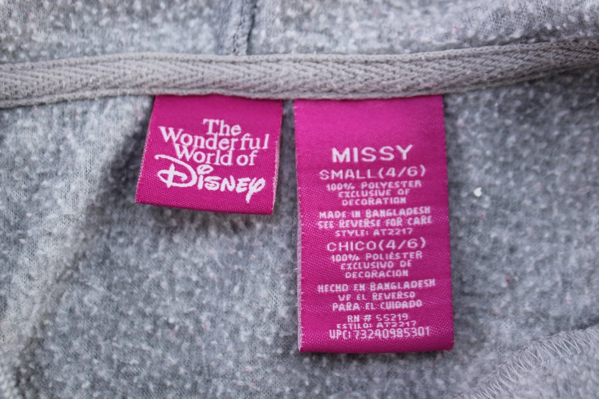 Women's Disney Embroidered Mickey Mouse Fleece Pullover - Image 3